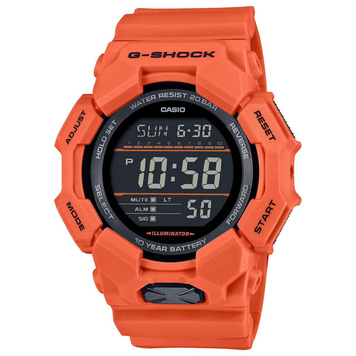 G-SHOCK デジタル カシオ Gショック CASIO 腕時計 メンズ GD-010-4JF オレンジ【2024 新作】