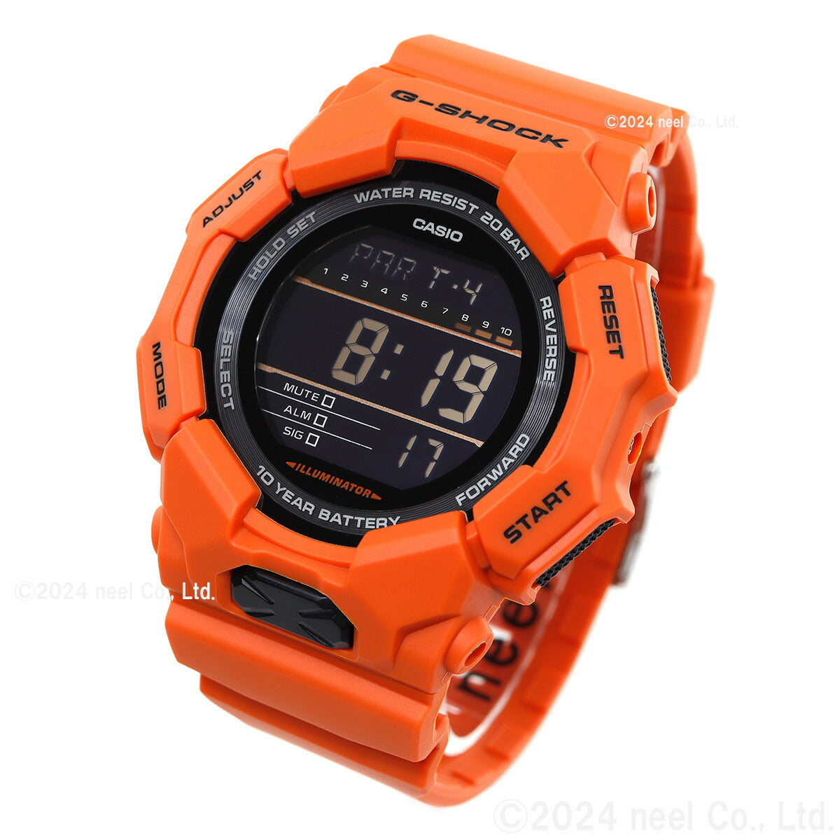 G-SHOCK デジタル カシオ Gショック CASIO 腕時計 メンズ GD-010-4JF オレンジ【2024 新作】