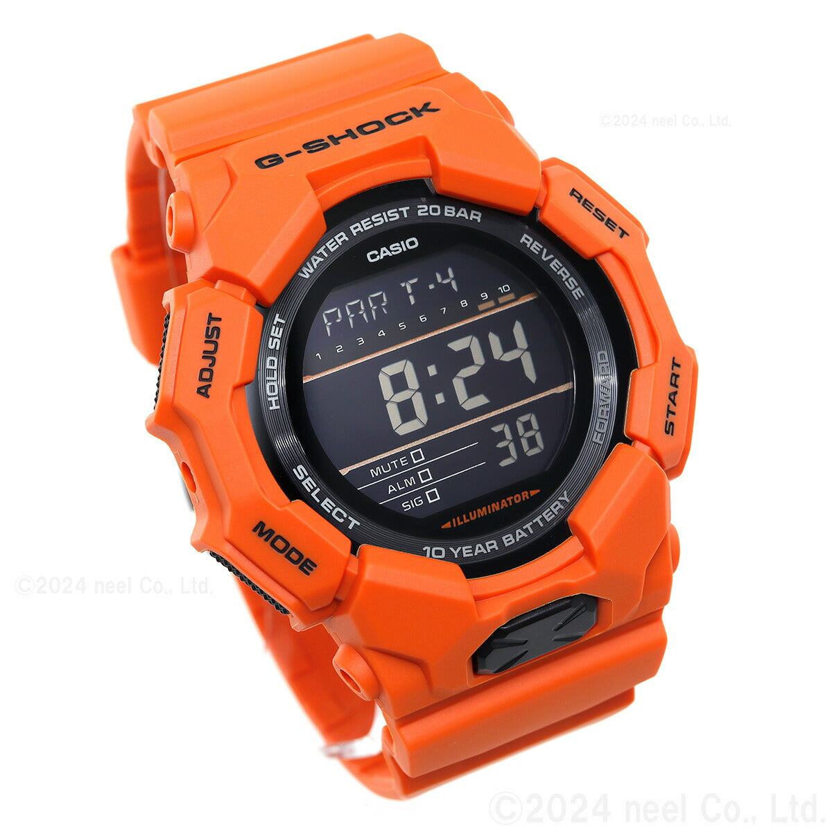 G-SHOCK デジタル カシオ Gショック CASIO 腕時計 メンズ GD-010-4JF オレンジ【2024 新作】