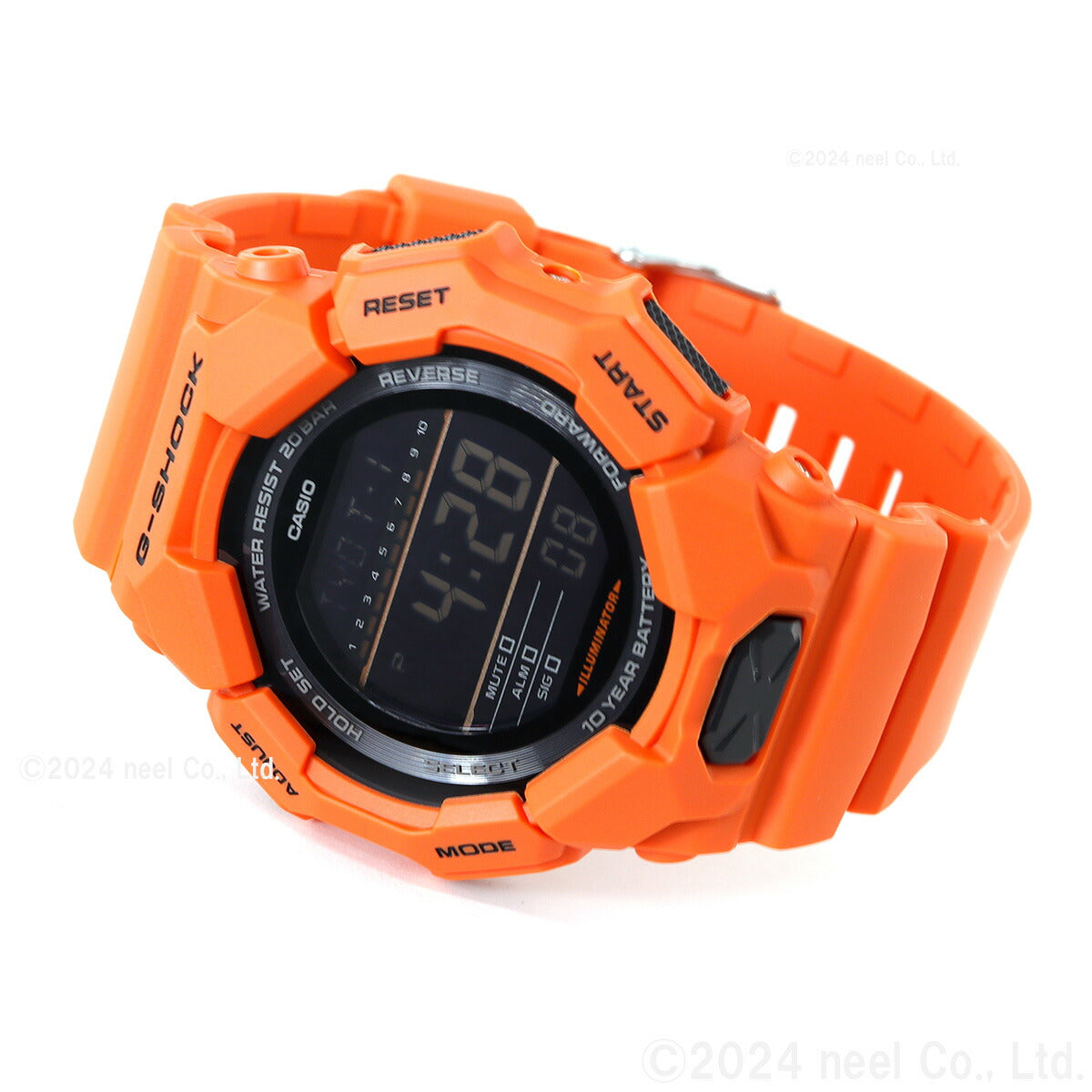 G-SHOCK デジタル カシオ Gショック CASIO 腕時計 メンズ GD-010-4JF オレンジ【2024 新作】