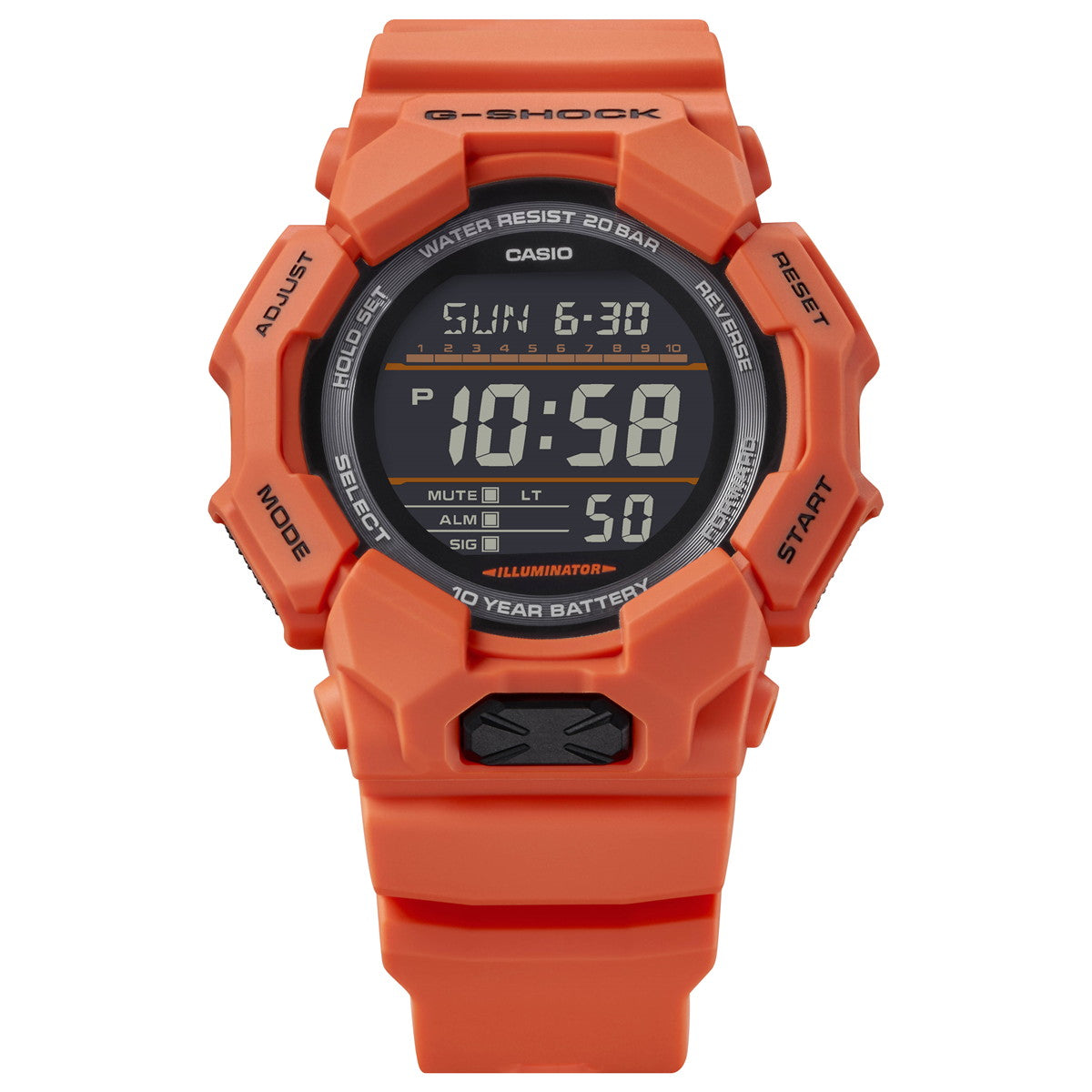 G-SHOCK デジタル カシオ Gショック CASIO 腕時計 メンズ GD-010-4JF オレンジ【2024 新作】