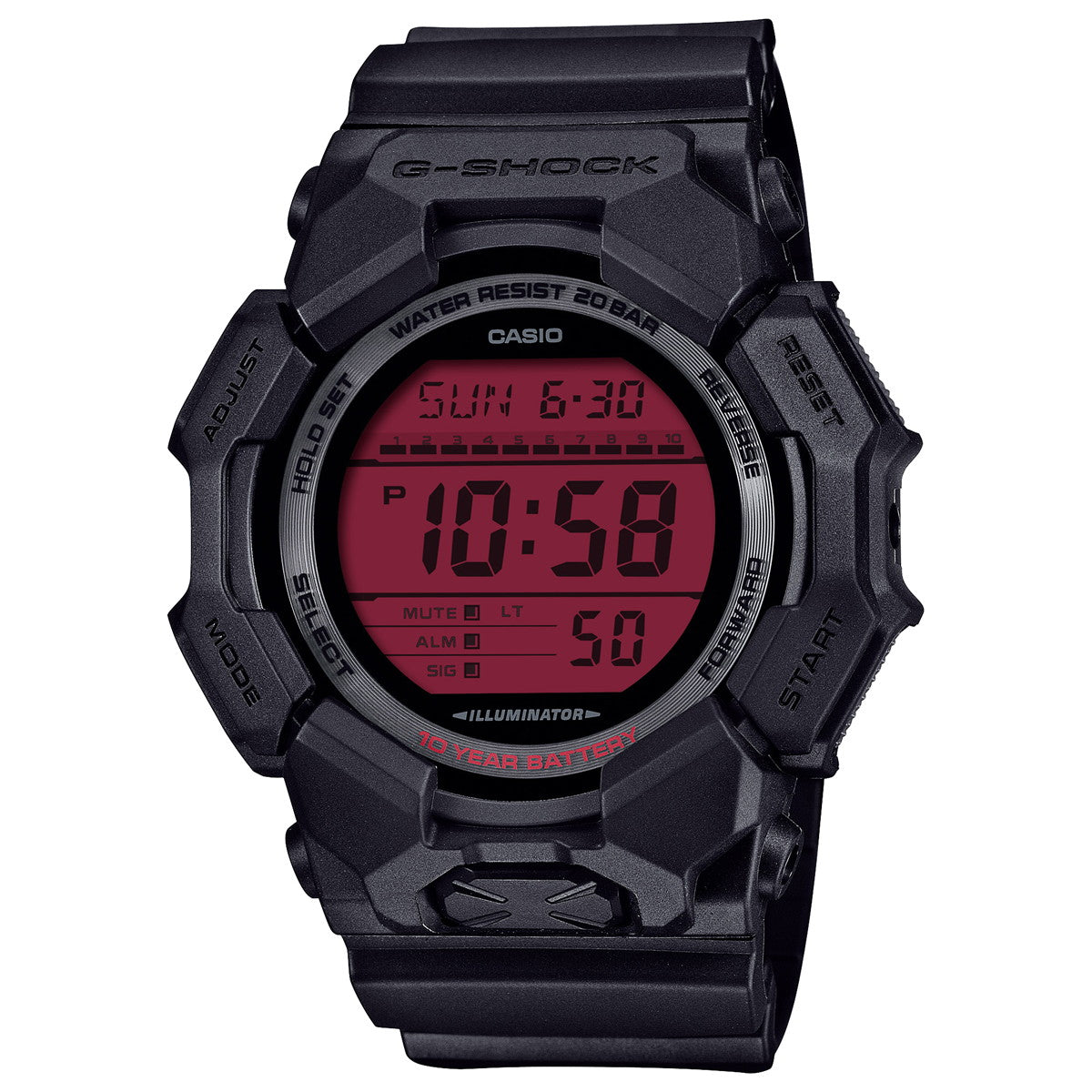 G-SHOCK デジタル カシオ Gショック CASIO 限定モデル 腕時計 メンズ GD-010BBR-1JF ブラック レッド【2025 新作】