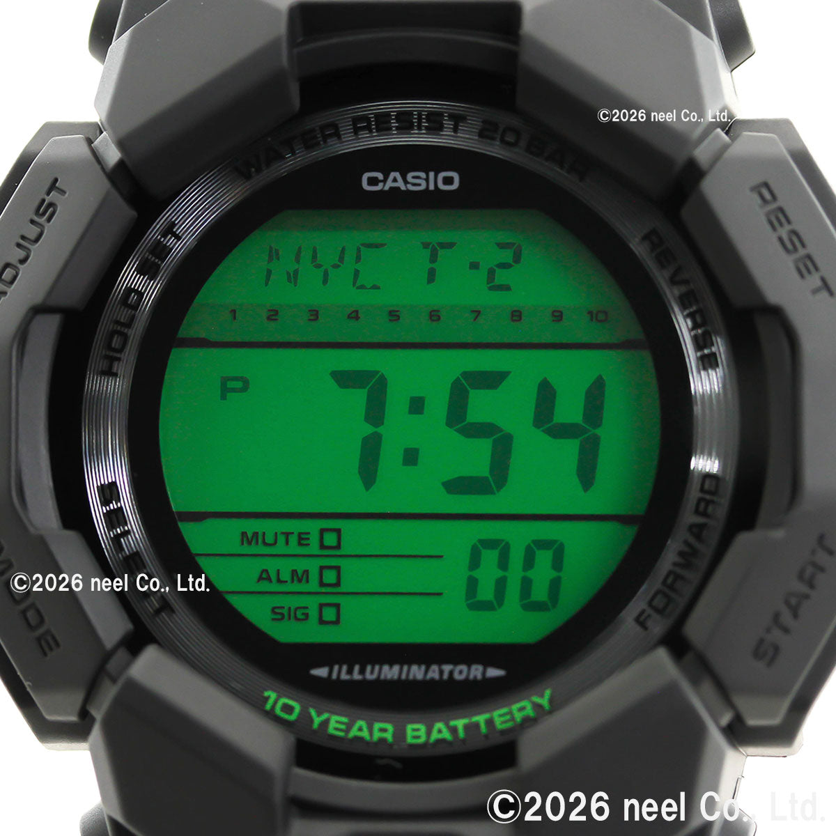 G-SHOCK デジタル カシオ Gショック CASIO 腕時計 メンズ GD-010BEG-1JF BLACK AND ELECTRO GREEN エレクトログリーン【2026 新作】