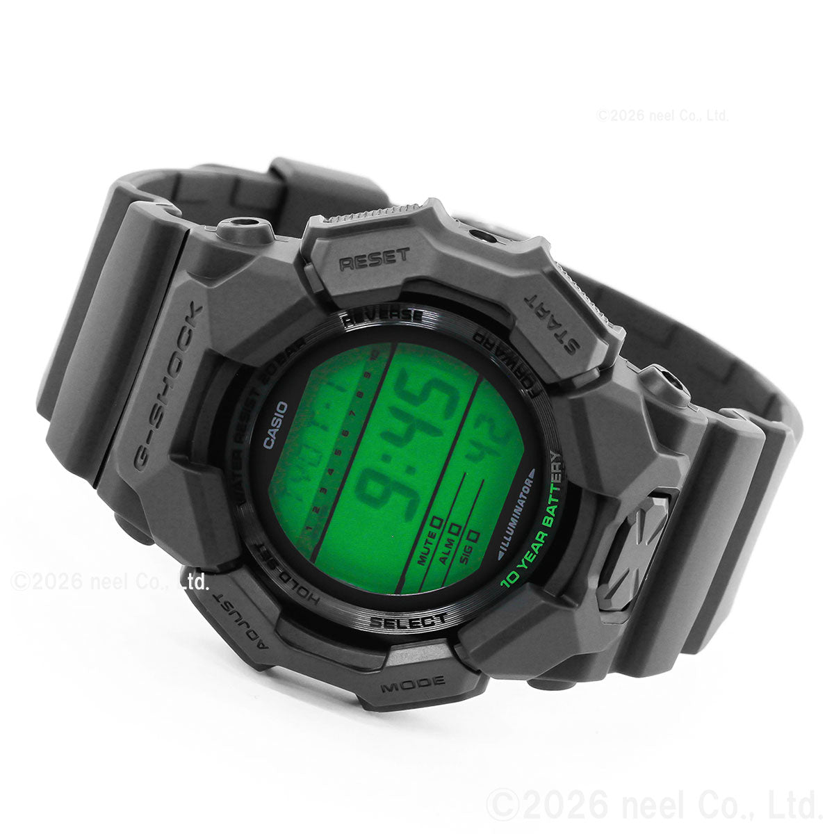 G-SHOCK デジタル カシオ Gショック CASIO 腕時計 メンズ GD-010BEG-1JF BLACK AND ELECTRO GREEN エレクトログリーン【2026 新作】