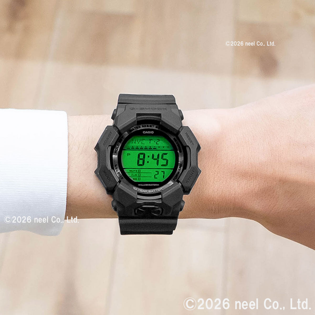 G-SHOCK デジタル カシオ Gショック CASIO 腕時計 メンズ GD-010BEG-1JF BLACK AND ELECTRO GREEN エレクトログリーン【2026 新作】