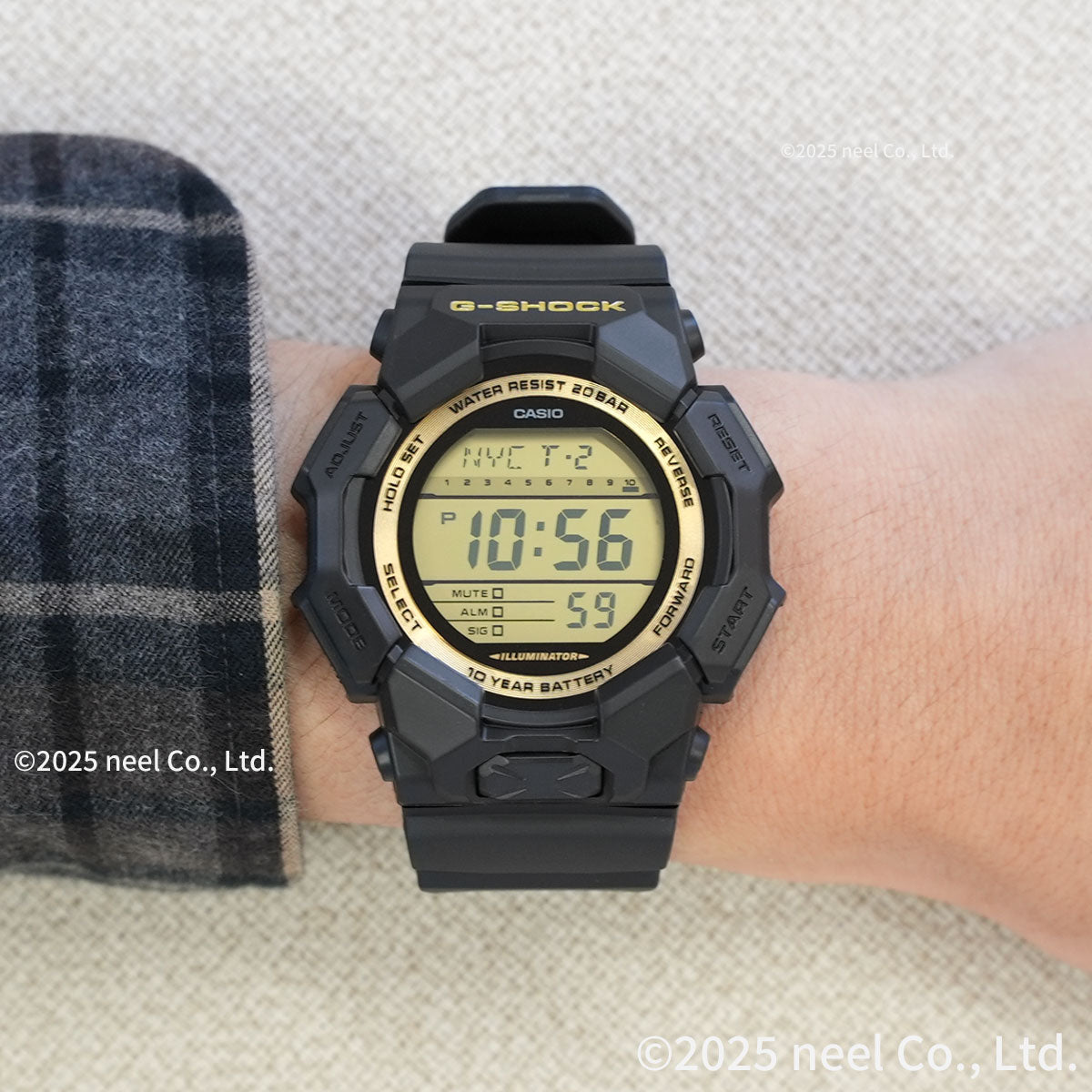 G-SHOCK デジタル カシオ Gショック CASIO 腕時計 メンズ GD-010GB-1A9JF Black and Gold Series【2025 新作】