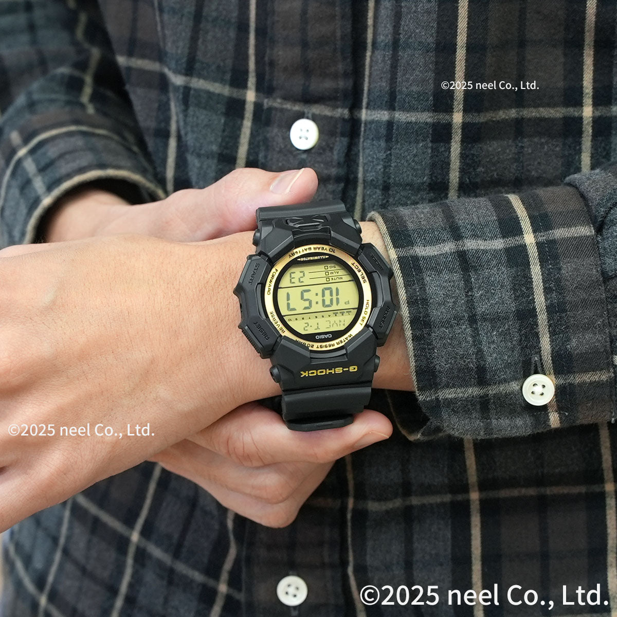 G-SHOCK デジタル カシオ Gショック CASIO 腕時計 メンズ GD-010GB-1A9JF Black and Gold Series【2025 新作】