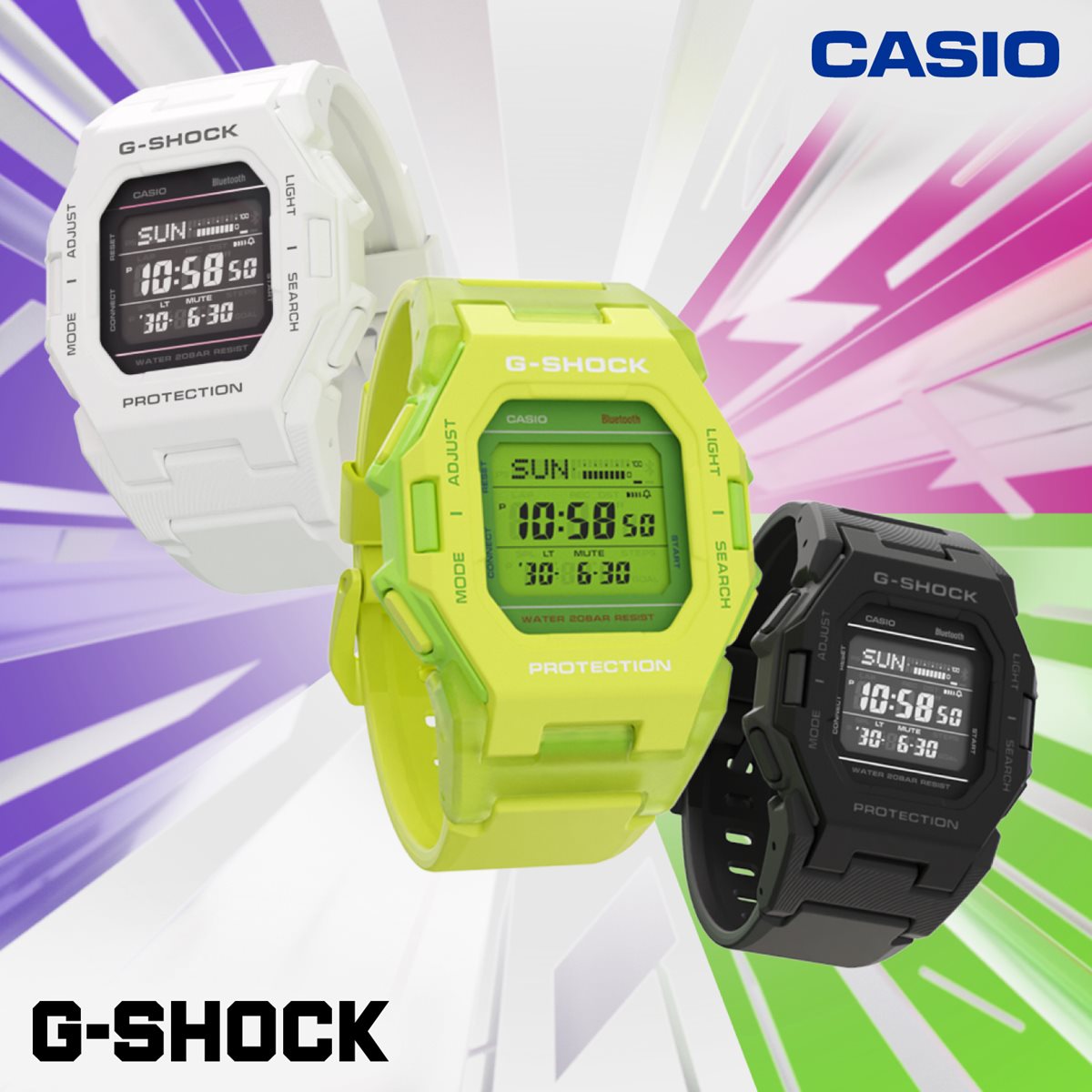 G-SHOCK デジタル 腕時計 カシオ CASIO GD-B500-1JF 小型化モデル ブラック スマートフォンリンク【2024 新作】