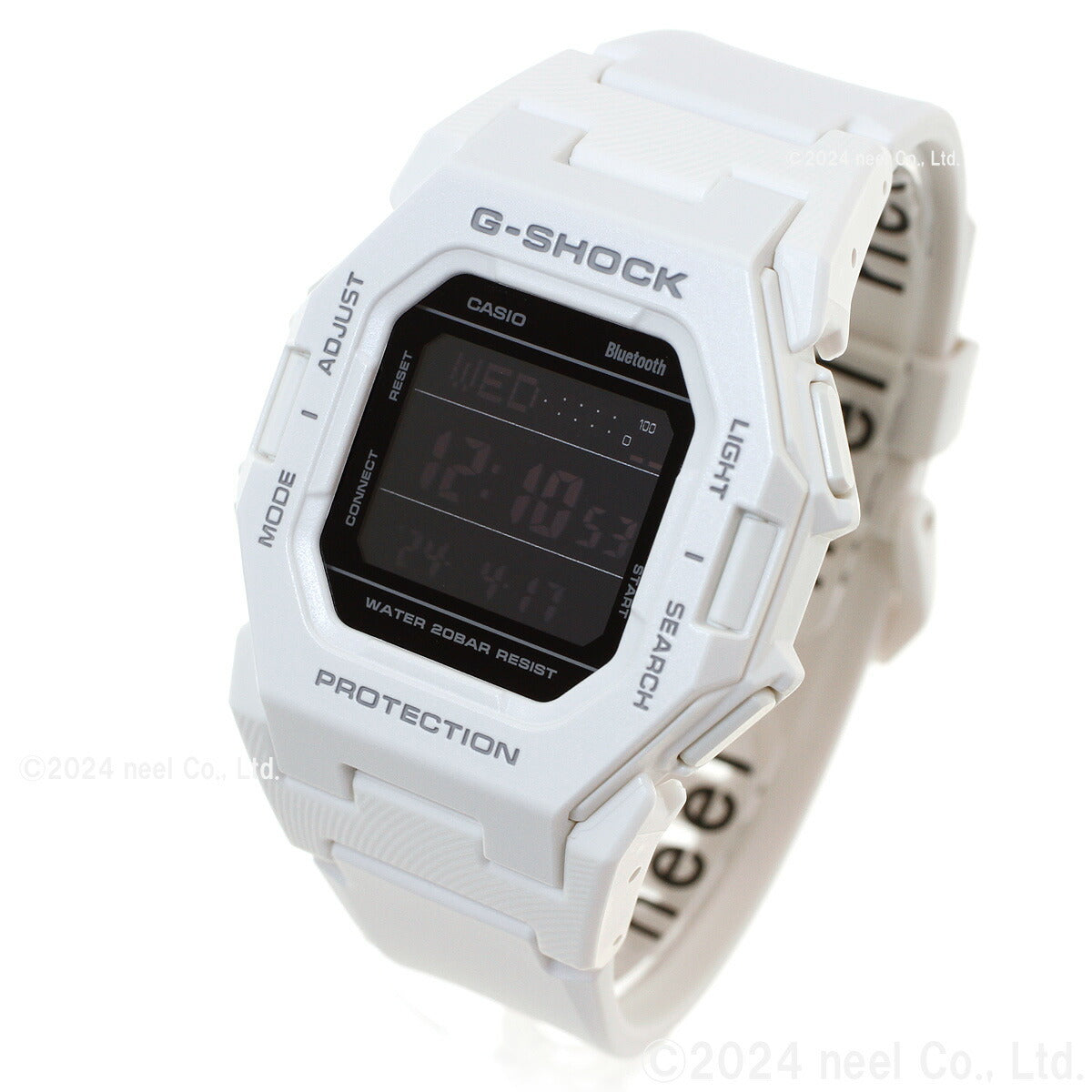 G-SHOCK デジタル 腕時計 カシオ CASIO GD-B500-7JF 小型化モデル ホワイト スマートフォンリンク【2024 新作】