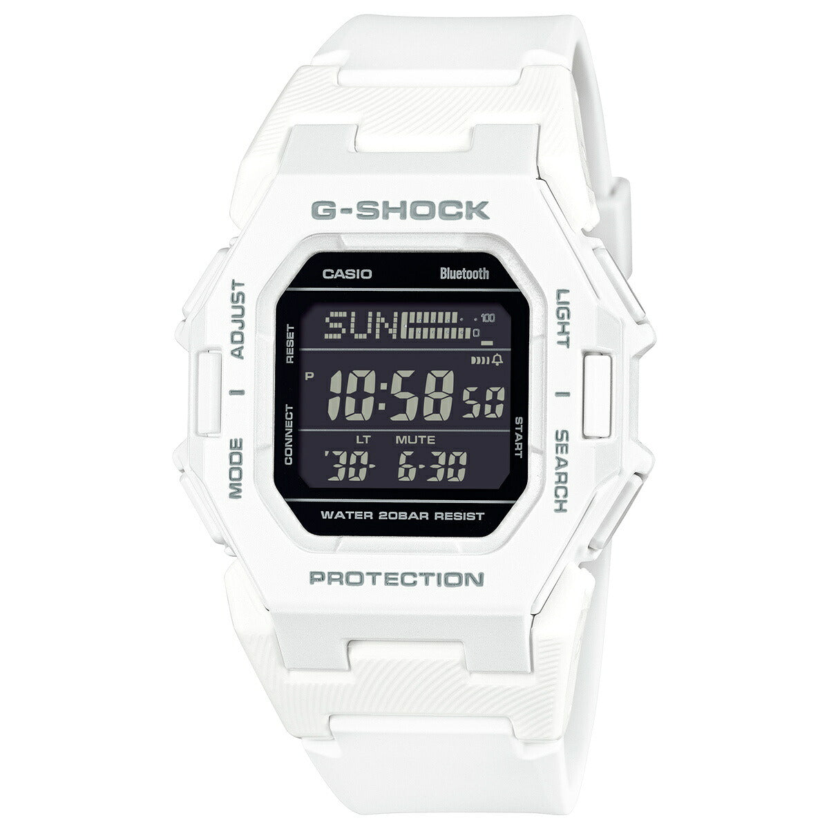 G-SHOCK デジタル 腕時計 カシオ CASIO GD-B500-7JF 小型化モデル ホワイト スマートフォンリンク【2024 新作】