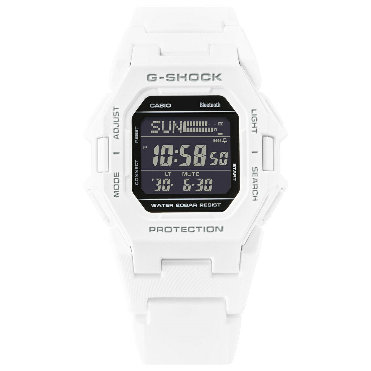 G-SHOCK デジタル 腕時計 カシオ CASIO GD-B500-7JF 小型化モデル ホワイト スマートフォンリンク【2024 新作】