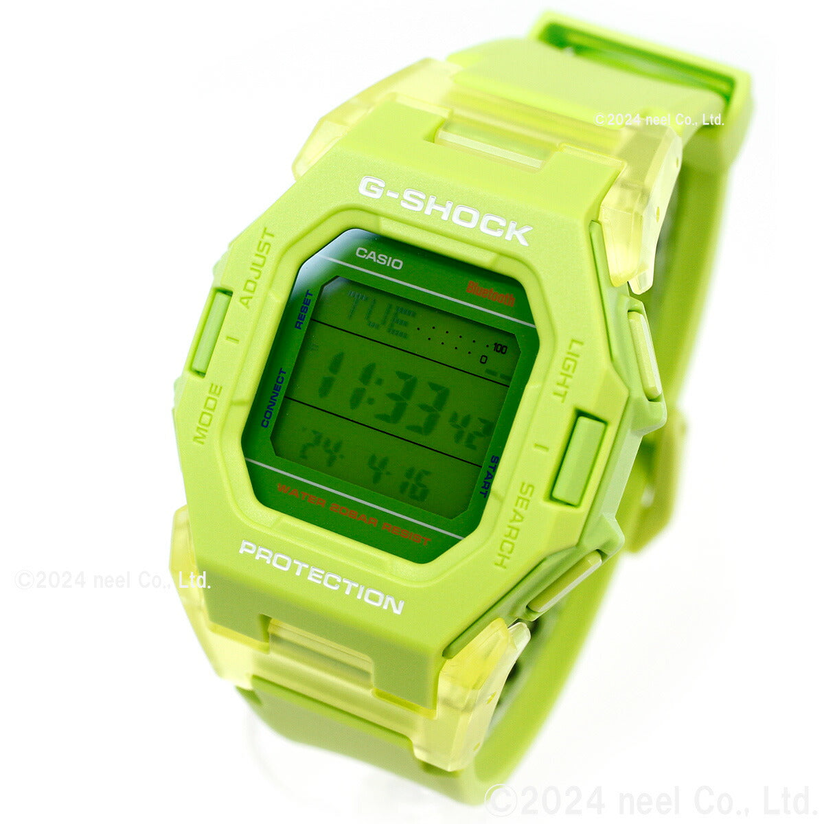 G-SHOCK デジタル 腕時計 カシオ CASIO GD-B500S-3JF 小型化モデル 蛍光グリーン スマートフォンリンク【2024 新作】