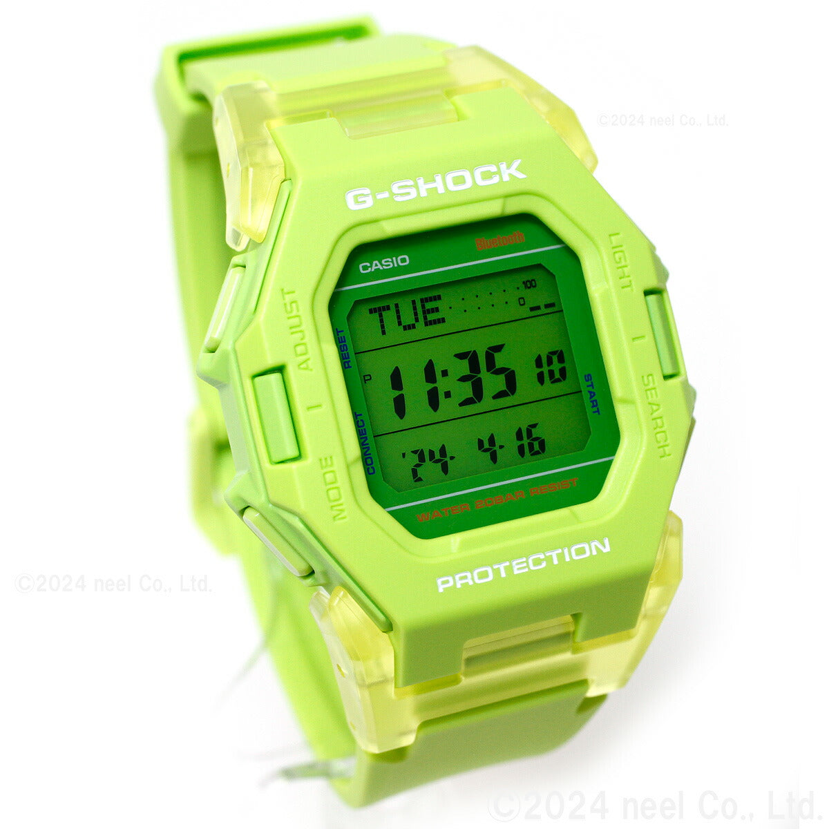 G-SHOCK デジタル 腕時計 カシオ CASIO GD-B500S-3JF 小型化モデル 蛍光グリーン スマートフォンリンク【2024 新作】