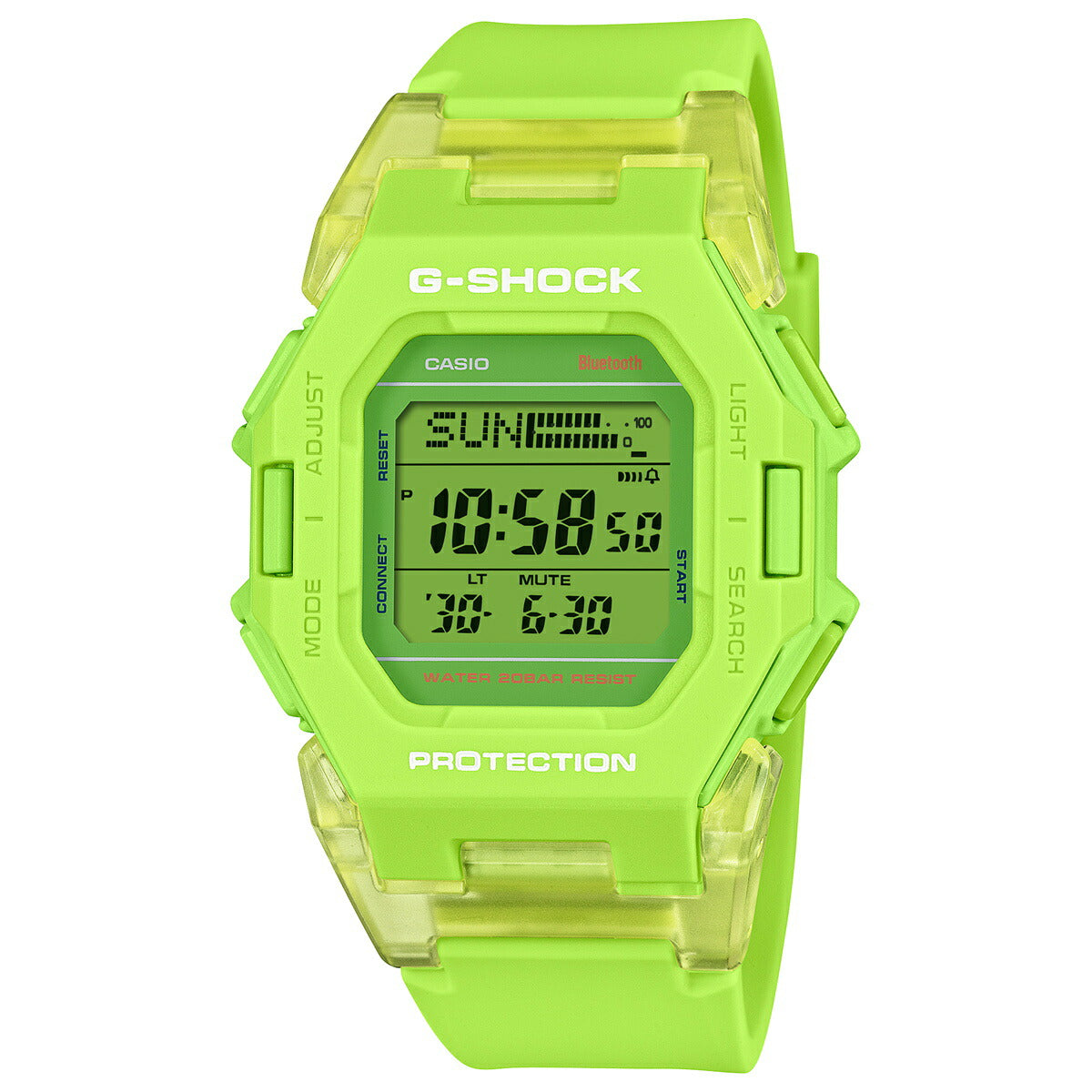 G-SHOCK デジタル 腕時計 カシオ CASIO GD-B500S-3JF 小型化モデル 蛍光グリーン スマートフォンリンク【2024 新作】