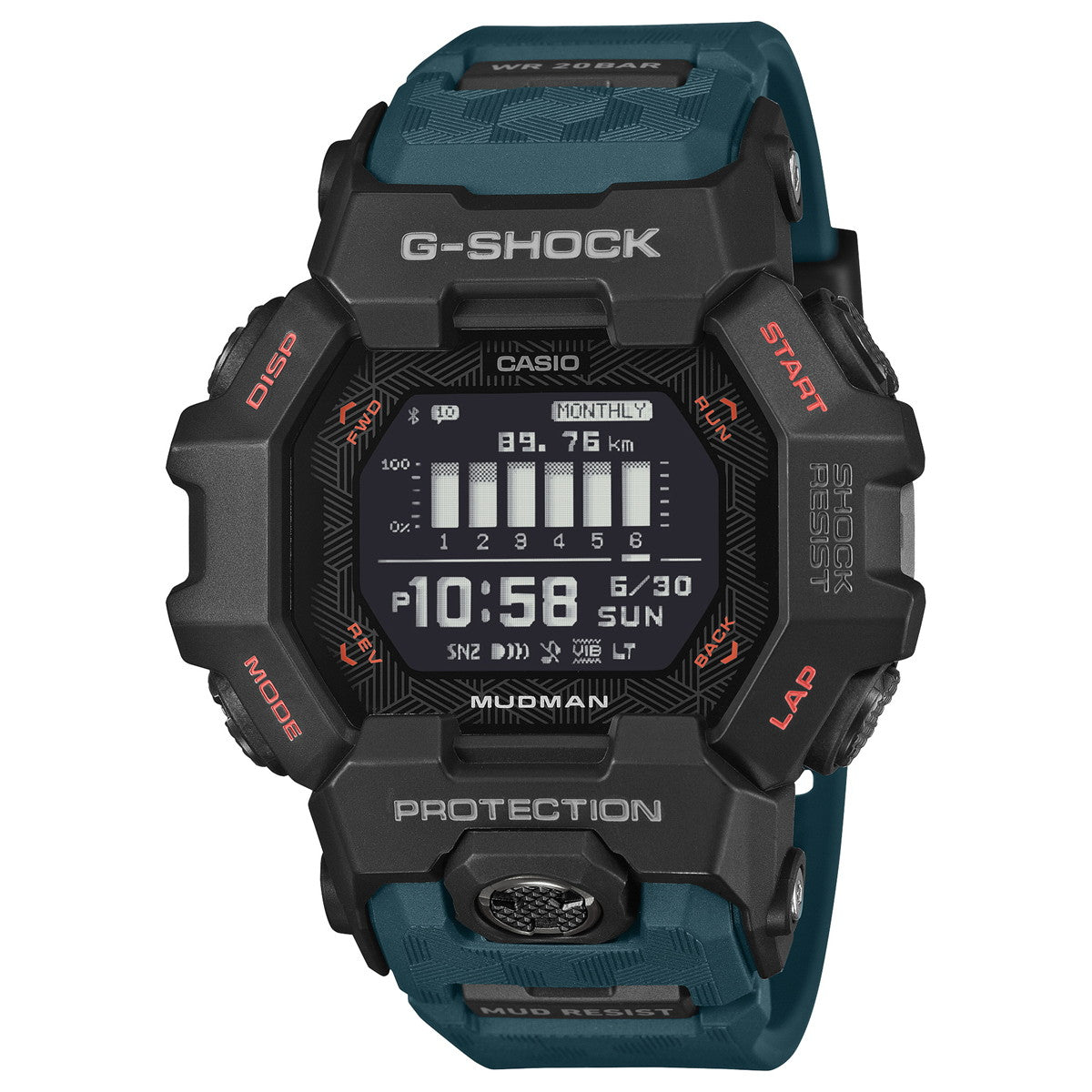 G-SHOCK デジタル カシオ Gショック マッドマン MUDMAN 腕時計 メンズ MASTER OF G GDG-B100-1A3JF【2026 新作】