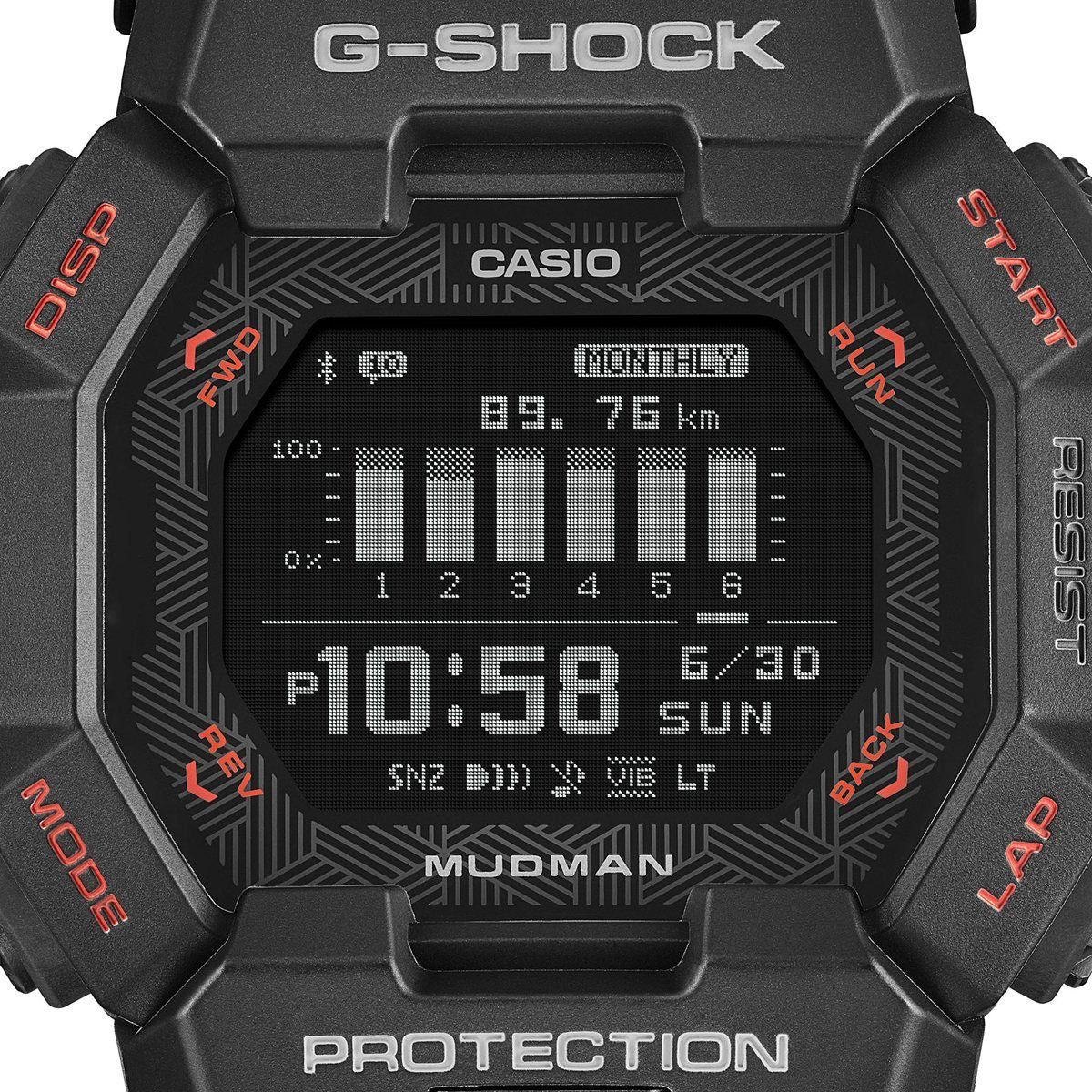 G-SHOCK デジタル カシオ Gショック マッドマン MUDMAN 腕時計 メンズ MASTER OF G GDG-B100-1A3JF【2026 新作】
