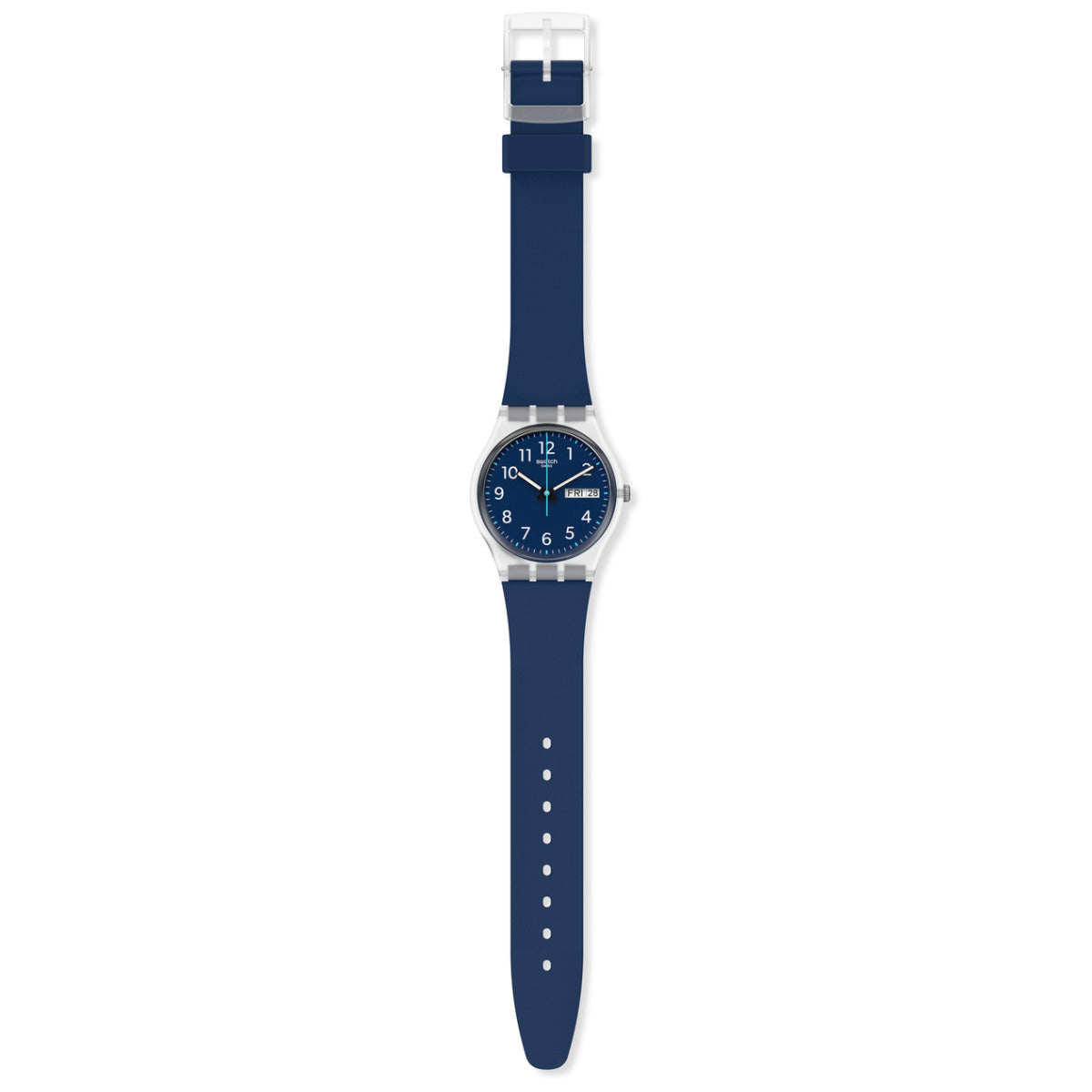 swatch スウォッチ 腕時計 メンズ レディース オリジナルズ ORIGINALS RINSE REPEAT NAVY GE725