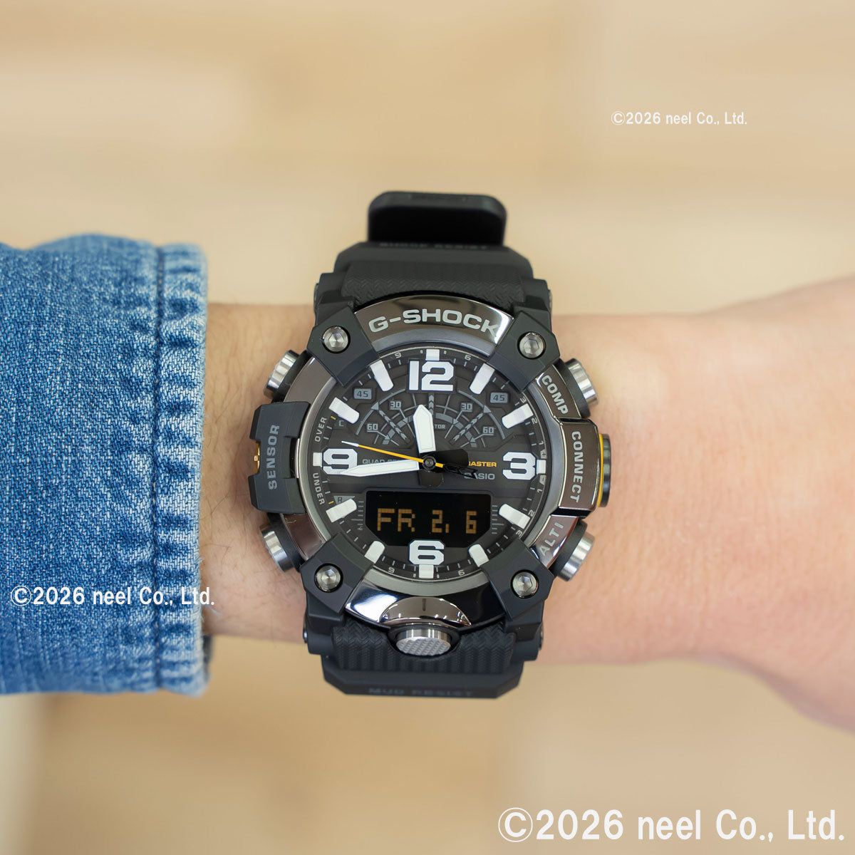 G-SHOCK カシオ Gショック マッドマン MUDMAN CASIO オンライン限定 腕時計 メンズ MASTER OF G GG-B100XMB-1AJF【2026 新作】