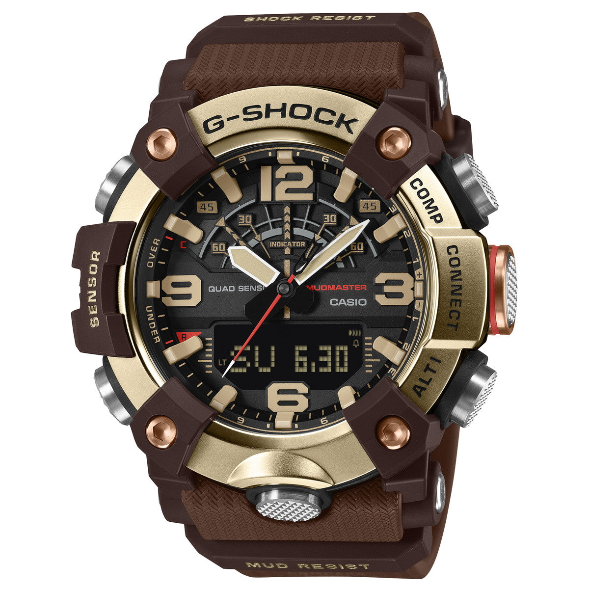 G-SHOCK ジーショック カシオ Gショック マッドマン MUDMAN CASIO 限定 腕時計 メンズ MASTER OF G MASTER IN HORIZON GOLD GG-B100XMH-5AJF【2026 新作】