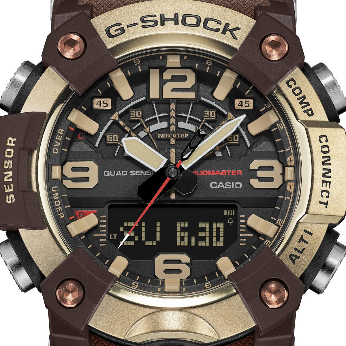 G-SHOCK ジーショック カシオ Gショック マッドマン MUDMAN CASIO 限定 腕時計 メンズ MASTER OF G MASTER IN HORIZON GOLD GG-B100XMH-5AJF【2026 新作】