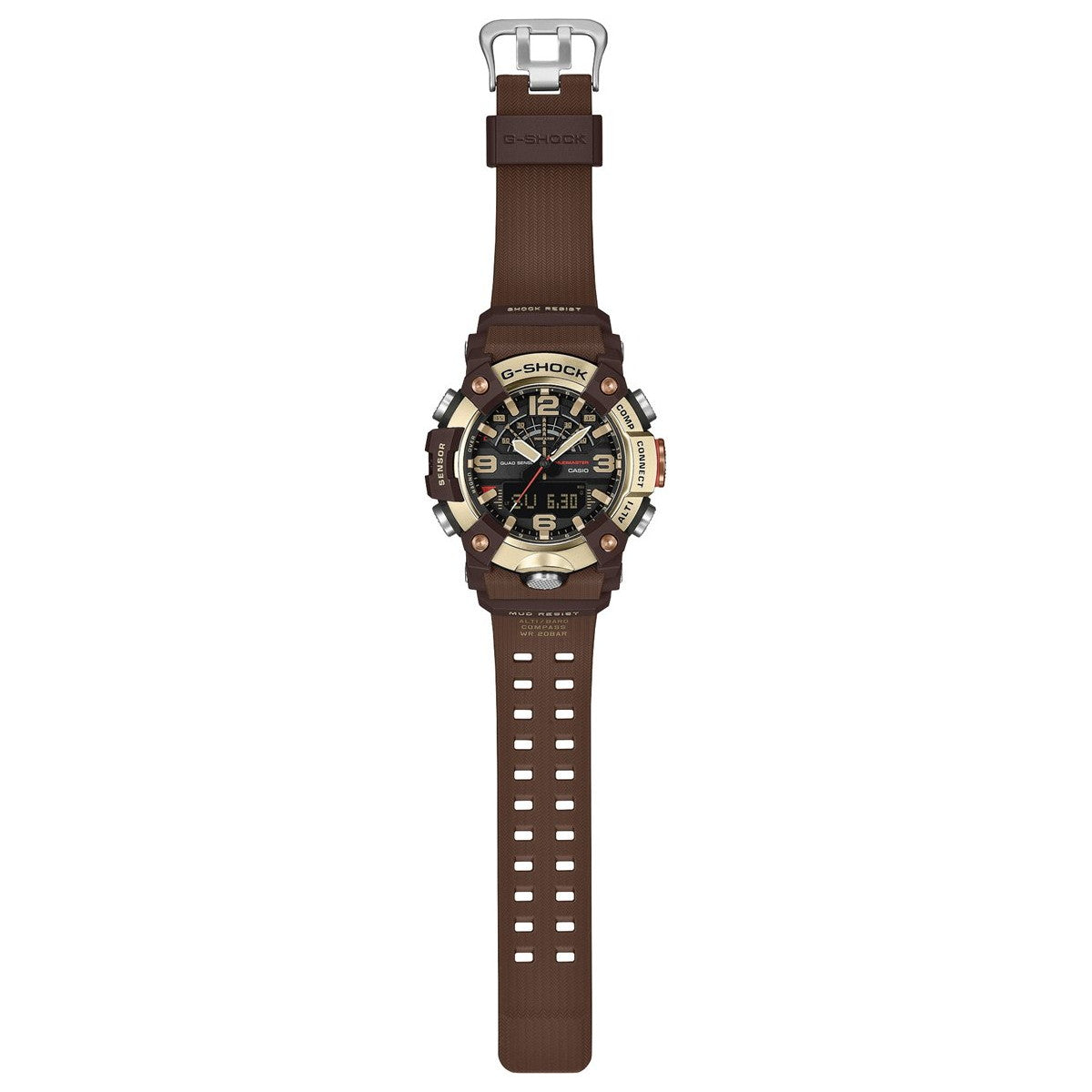 G-SHOCK ジーショック カシオ Gショック マッドマン MUDMAN CASIO 限定 腕時計 メンズ MASTER OF G MASTER IN HORIZON GOLD GG-B100XMH-5AJF【2026 新作】