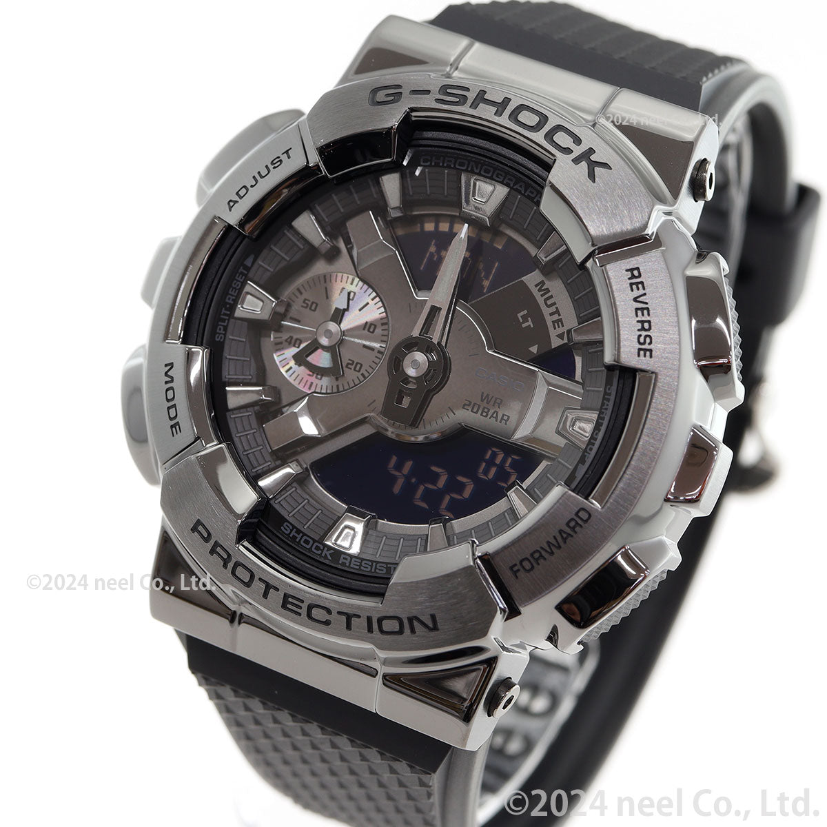 G-SHOCK カシオ Gショック CASIO メンズ 腕時計 アナデジ GM-110BB-1AJF メタルカバー