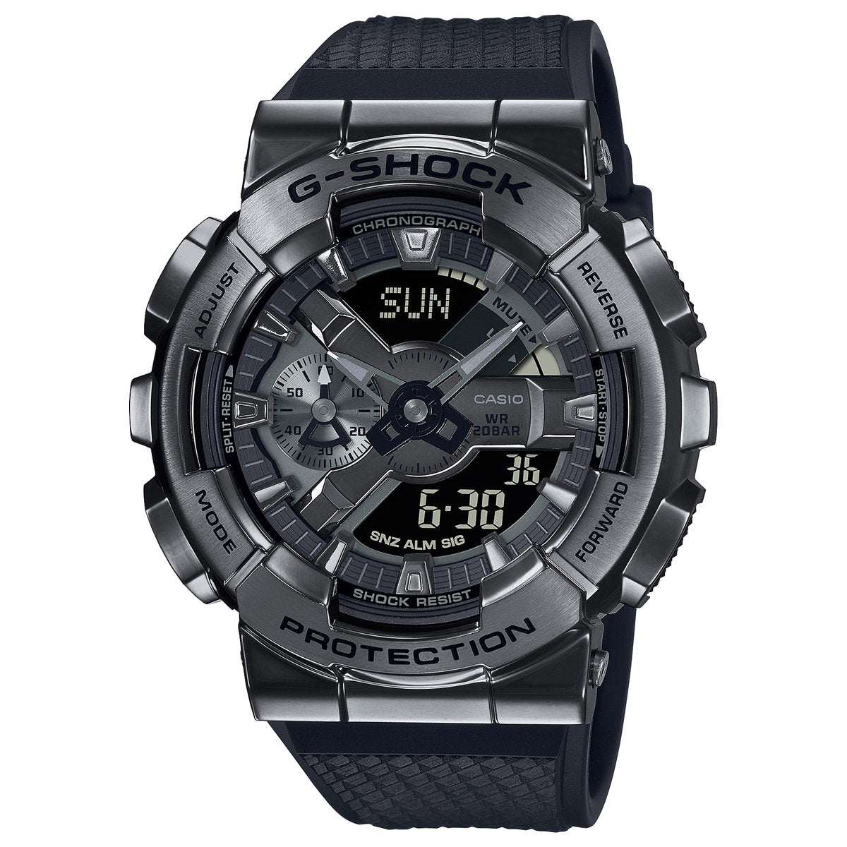 G-SHOCK カシオ Gショック CASIO メンズ 腕時計 アナデジ GM-110BB-1AJF メタルカバー