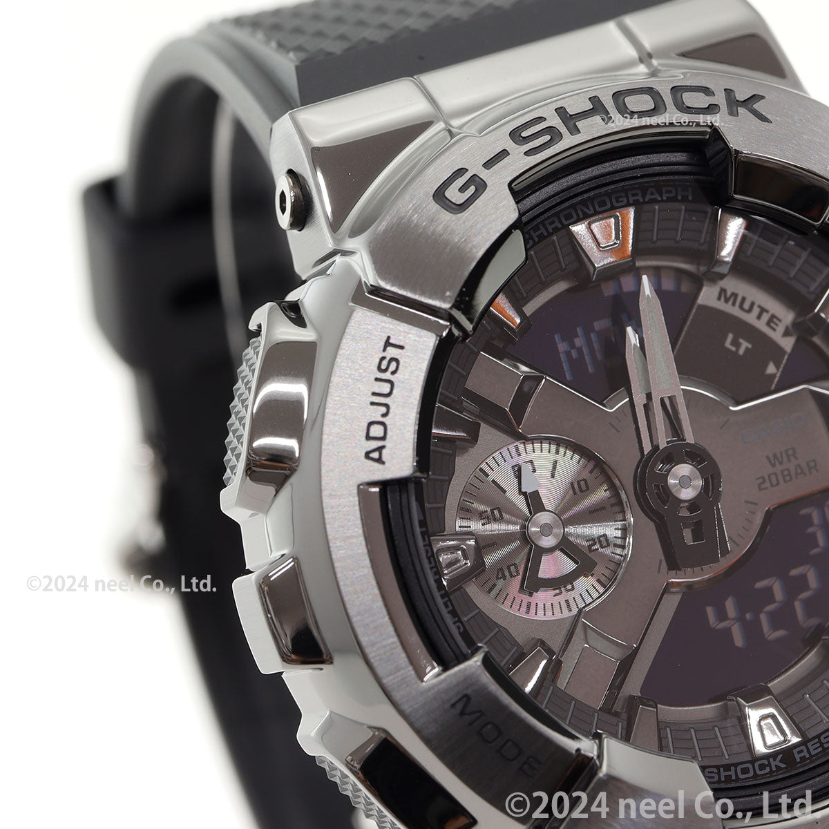 G-SHOCK カシオ Gショック CASIO メンズ 腕時計 アナデジ GM-110BB-1AJF メタルカバー