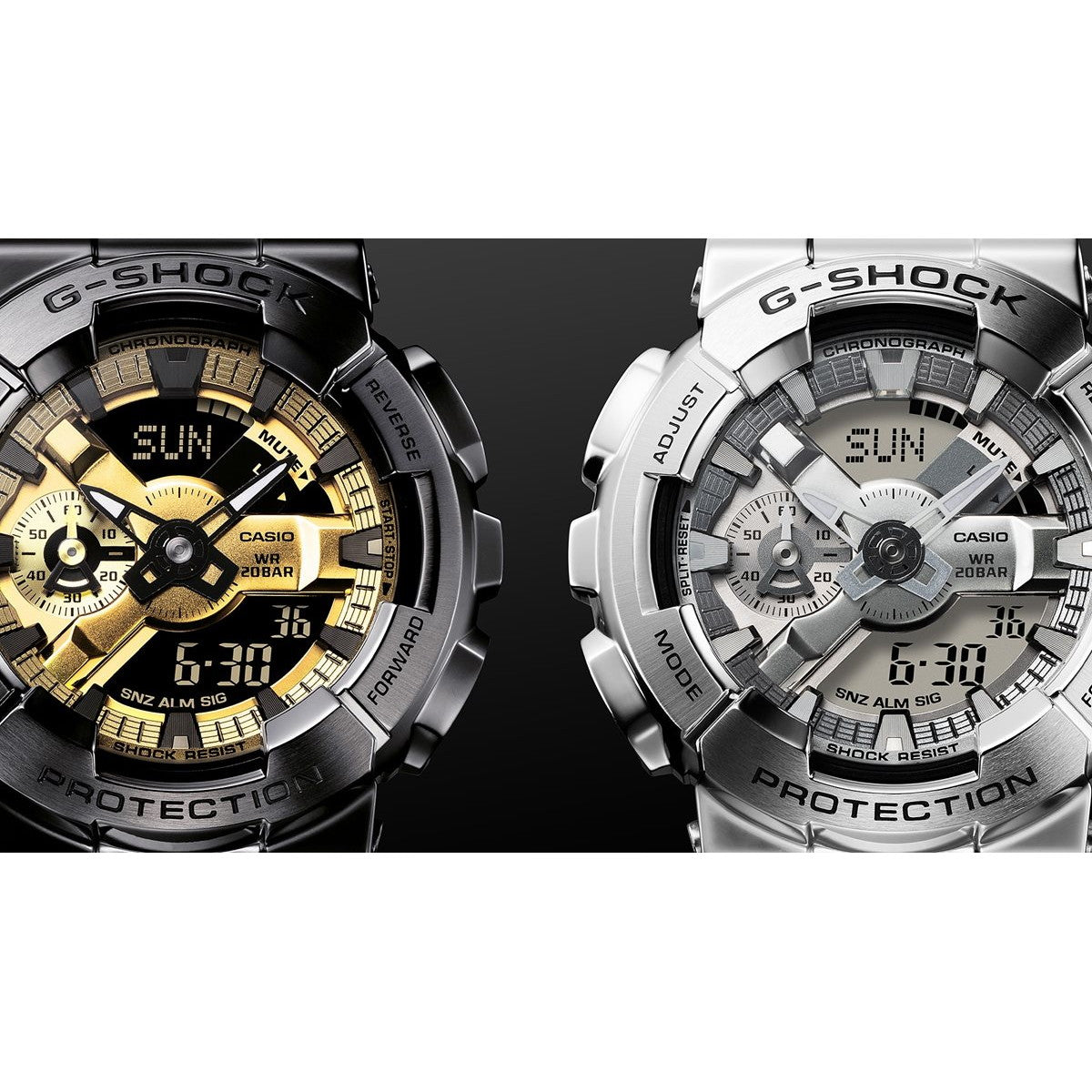 G-SHOCK カシオ Gショック CASIO メンズ 腕時計 アナデジ GM-110D-8AJF シルバー