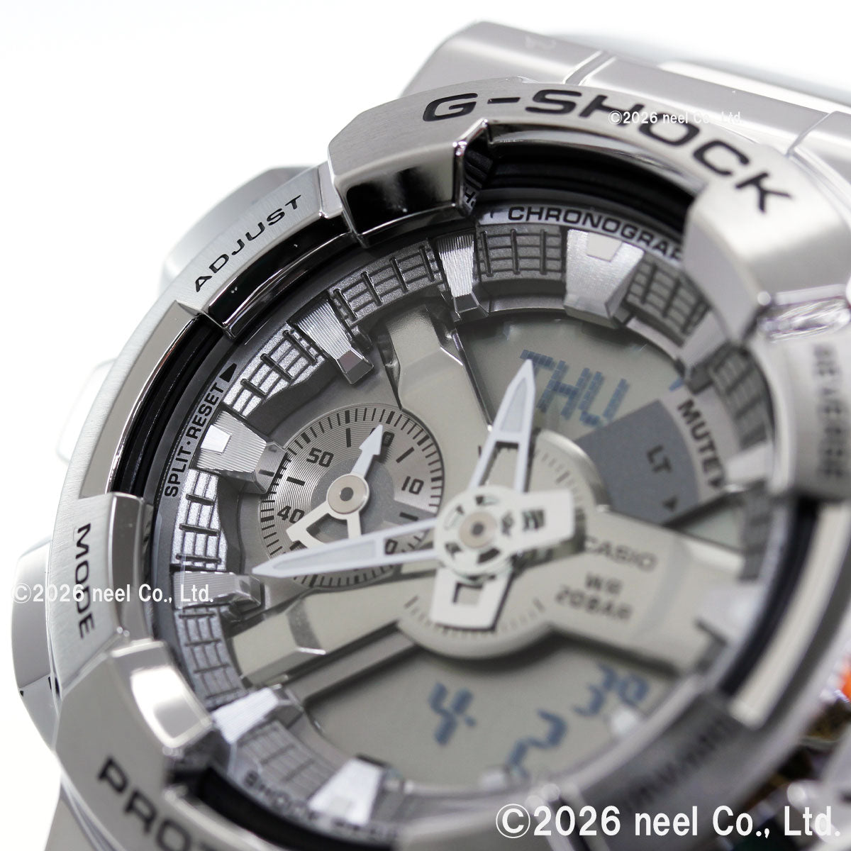 G-SHOCK カシオ Gショック CASIO メンズ 腕時計 アナデジ GM-110D-8AJF シルバー