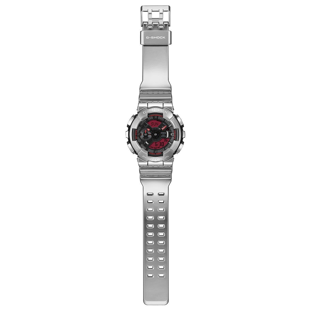 G-SHOCK カシオ Gショック CASIO メンズ 腕時計 アナデジ GM-110YRA-8AJF FINE METALLIC SERIES シルバー メタルベゼル【2026 新作】