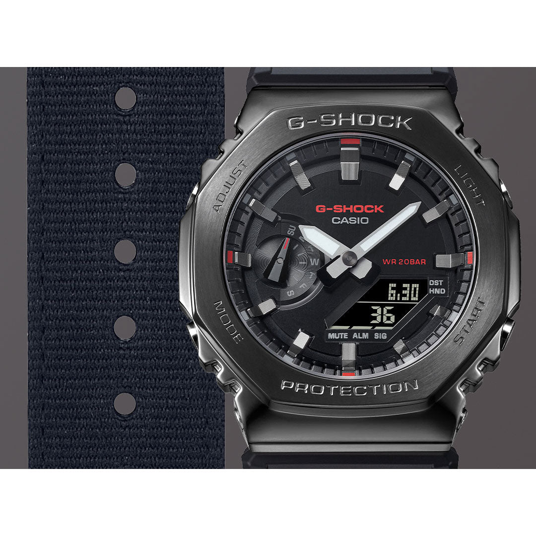 G-SHOCK カシオ Gショック CASIO メンズ オンライン限定モデル 腕時計 アナデジ GM-2100CB-1AJF メタルカバー