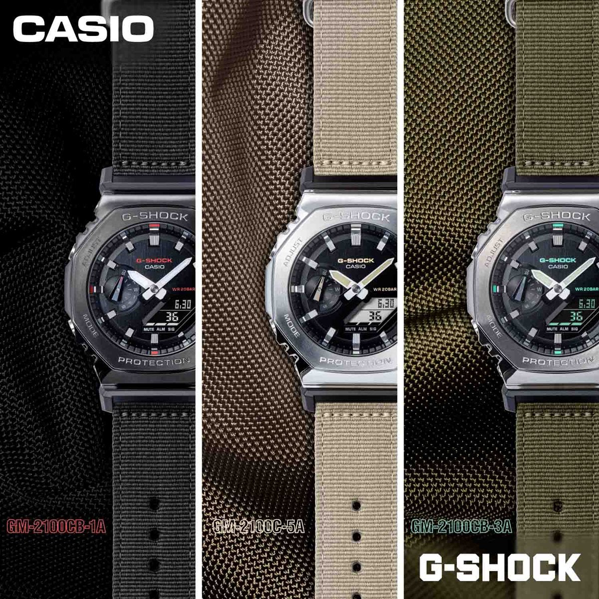 G-SHOCK カシオ Gショック CASIO メンズ オンライン限定モデル 腕時計 アナデジ GM-2100CB-1AJF メタルカバー