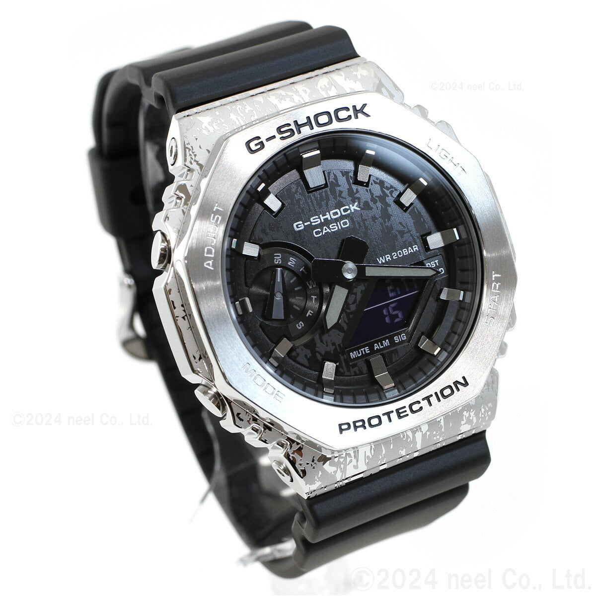 G-SHOCK アナデジ カシオ Gショック CASIO オンライン限定モデル 腕時計 メンズ GM-2100GC-1AJF GRUNGE CAMOUFLAGE Series メタルカバー【2024 新作】