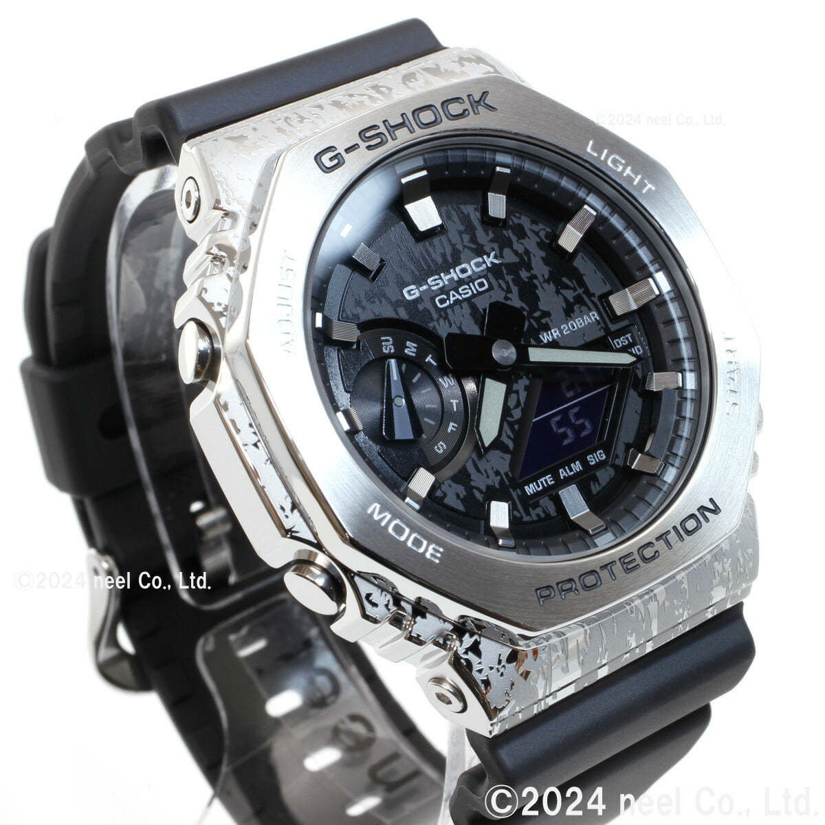 G-SHOCK アナデジ カシオ Gショック CASIO オンライン限定モデル 腕時計 メンズ GM-2100GC-1AJF GRUNGE CAMOUFLAGE Series メタルカバー【2024 新作】