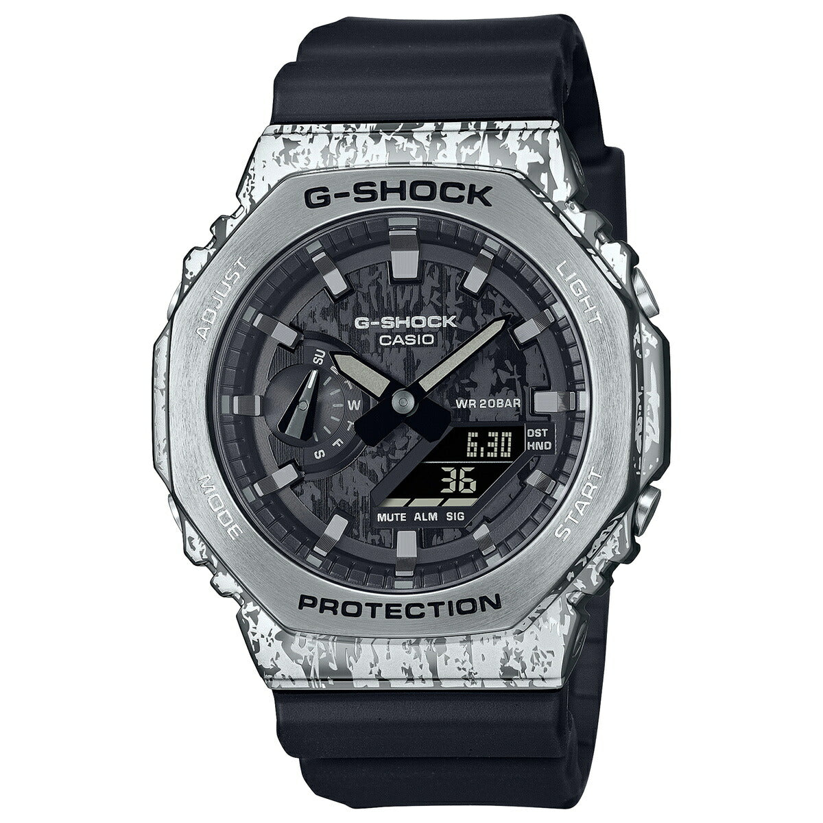 G-SHOCK アナデジ カシオ Gショック CASIO オンライン限定モデル 腕時計 メンズ GM-2100GC-1AJF GRUNGE CAMOUFLAGE Series メタルカバー【2024 新作】