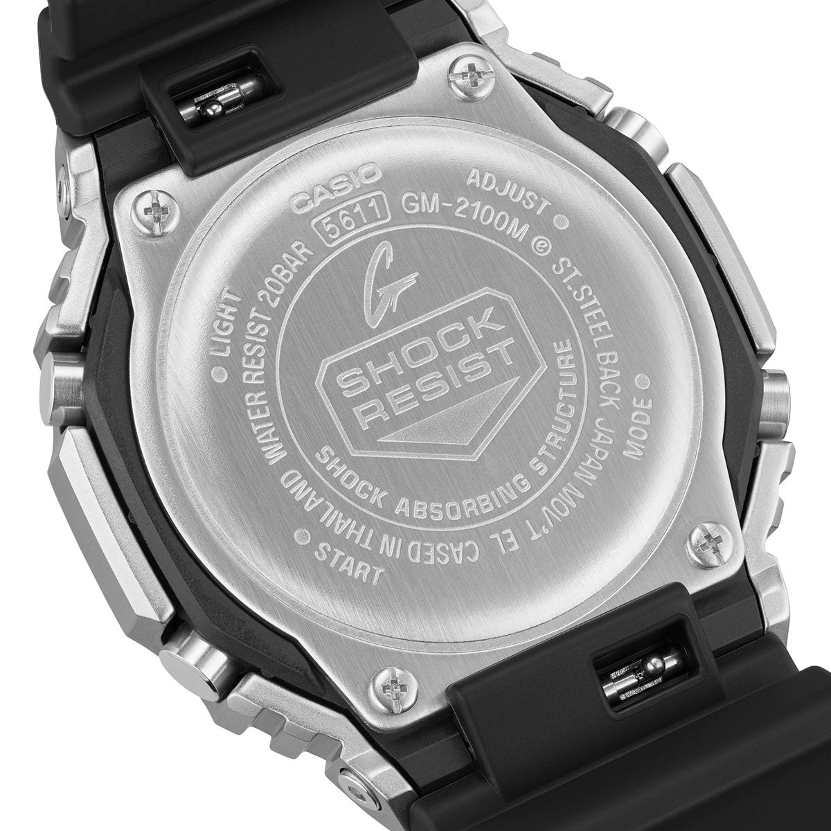 G-SHOCK アナデジ カシオ Gショック CASIO 腕時計 メンズ GM-2100M-1AJF メタルベゼル