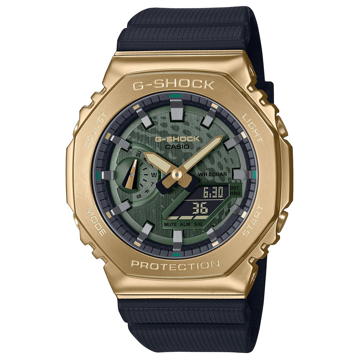 G-SHOCK アナデジ カシオ Gショック CASIO RYO ISHIKAWA 石川遼選手 シグネチャーモデル 限定 腕時計 メンズ GM-2100RI23-1JR グリーン