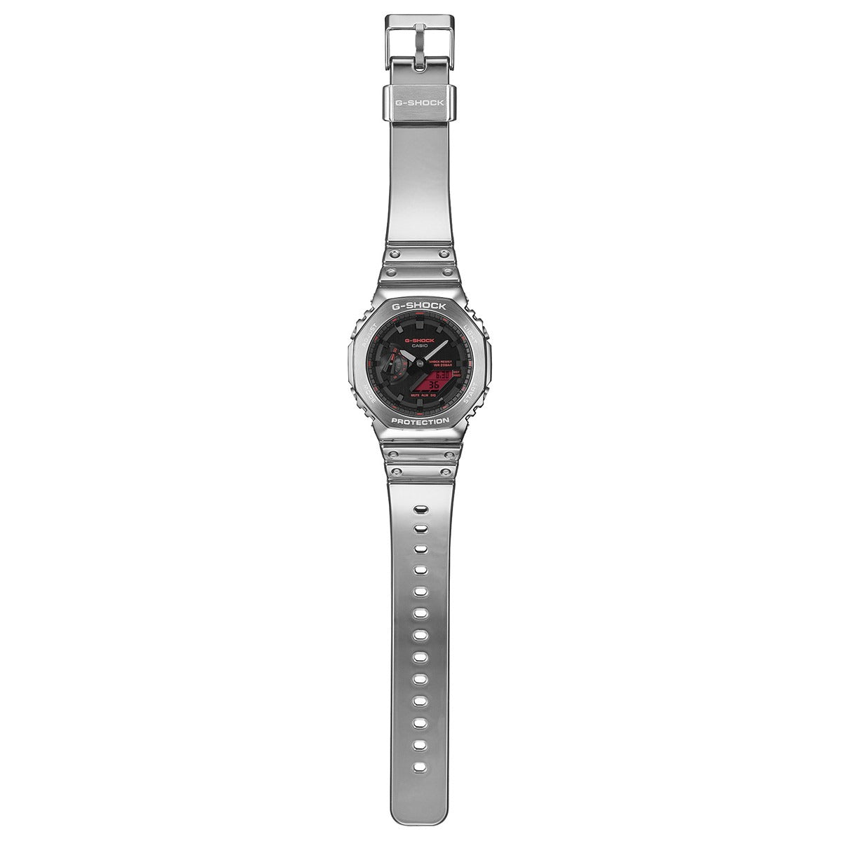 G-SHOCK アナデジ カシオ Gショック CASIO 腕時計 メンズ GM-2100YRA-8AJF FINE METALLIC SERIES シルバー メタルベゼル【2026 新作】