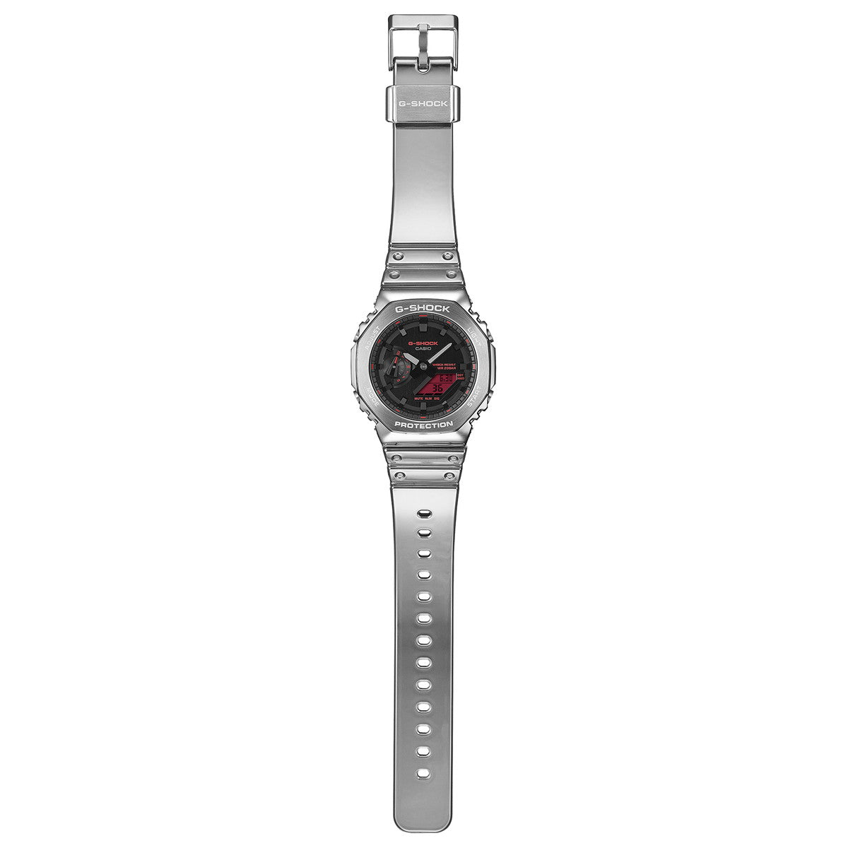G-SHOCK アナデジ カシオ Gショック CASIO 腕時計 メンズ GM-2100YRA-8AJF FINE METALLIC SERIES シルバー メタルベゼル【2026 新作】