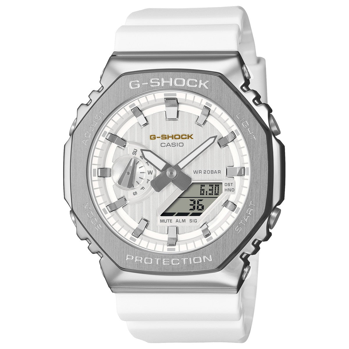 G-SHOCK アナデジ カシオ Gショック CASIO 腕時計 メンズ GM-2110SH-7AJF プレシャスハートセレクション 2025年限定 ホワイト 流れ星