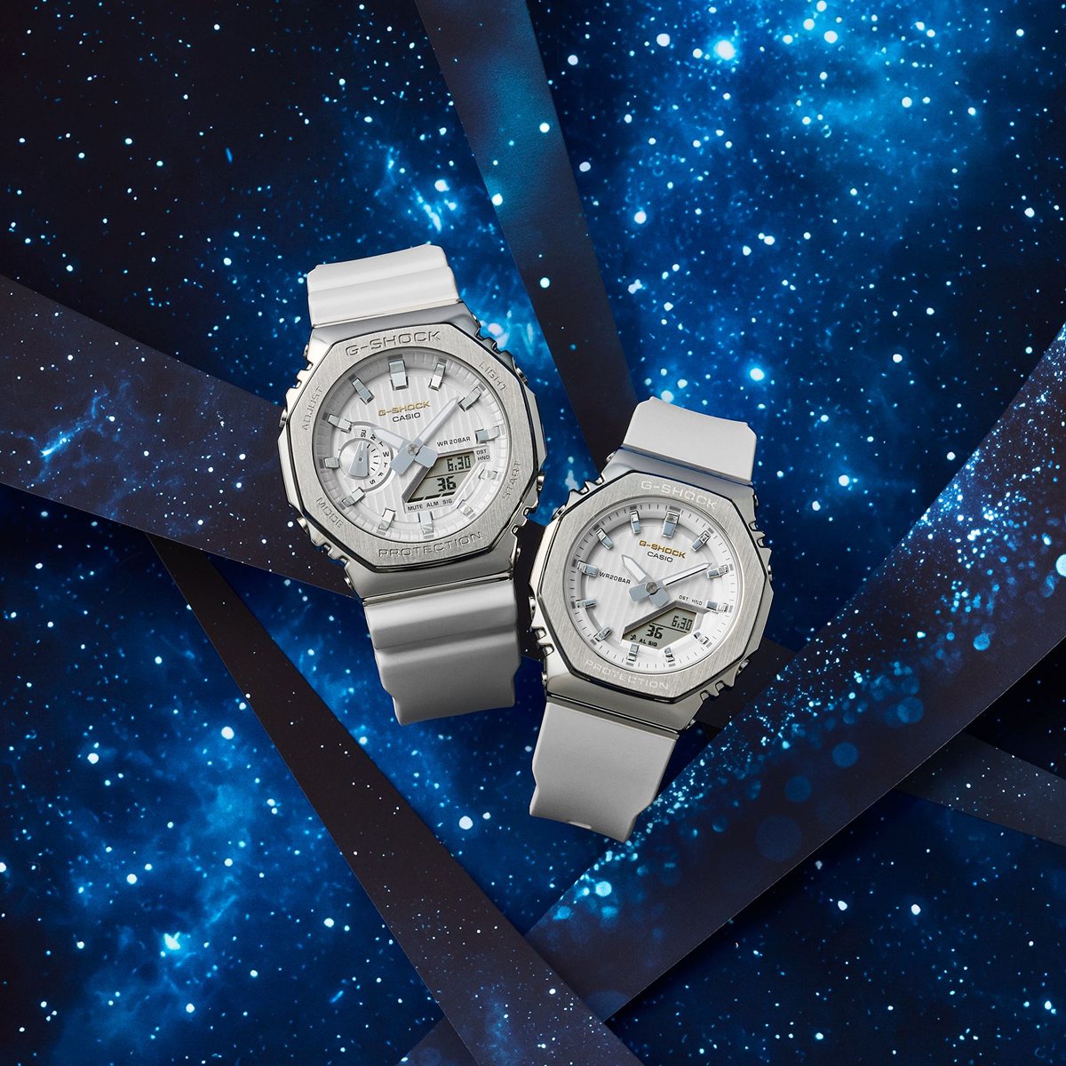 G-SHOCK アナデジ カシオ Gショック CASIO 腕時計 メンズ GM-2110SH-7AJF プレシャスハートセレクション 2025年限定 ホワイト 流れ星【2025 新作】