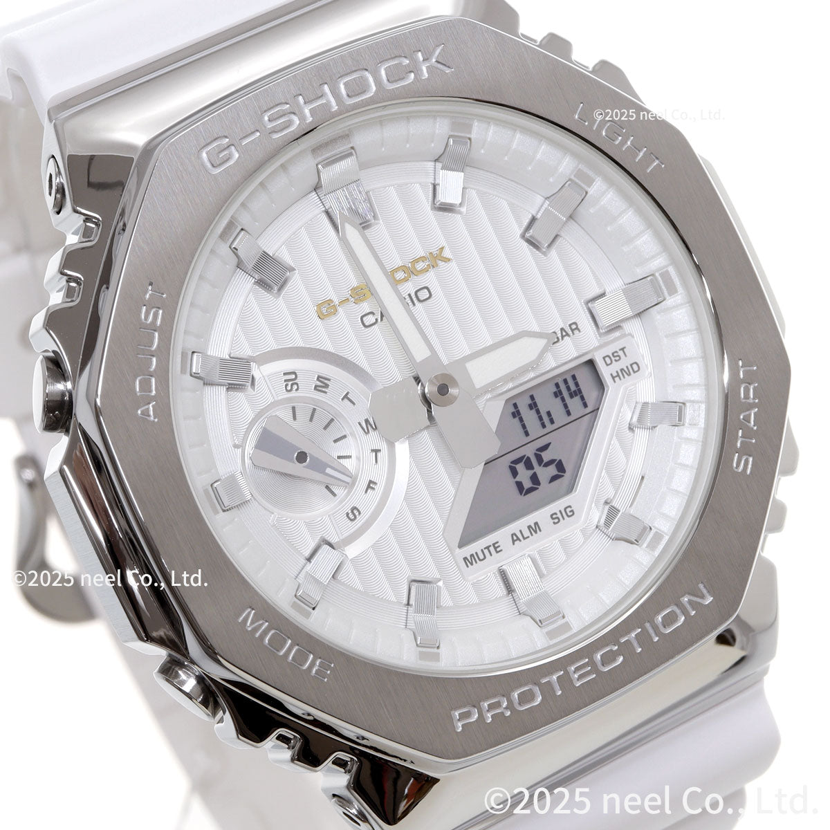 G-SHOCK アナデジ カシオ Gショック CASIO 腕時計 メンズ GM-2110SH-7AJF プレシャスハートセレクション 2025年限定 ホワイト 流れ星
