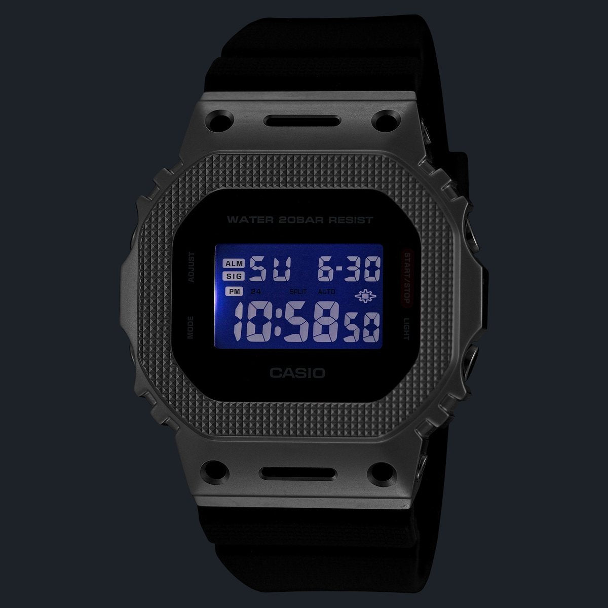G-SHOCK デジタル カシオ Gショック CASIO 腕時計 メンズ GM-5600M-1JF メタルベゼル