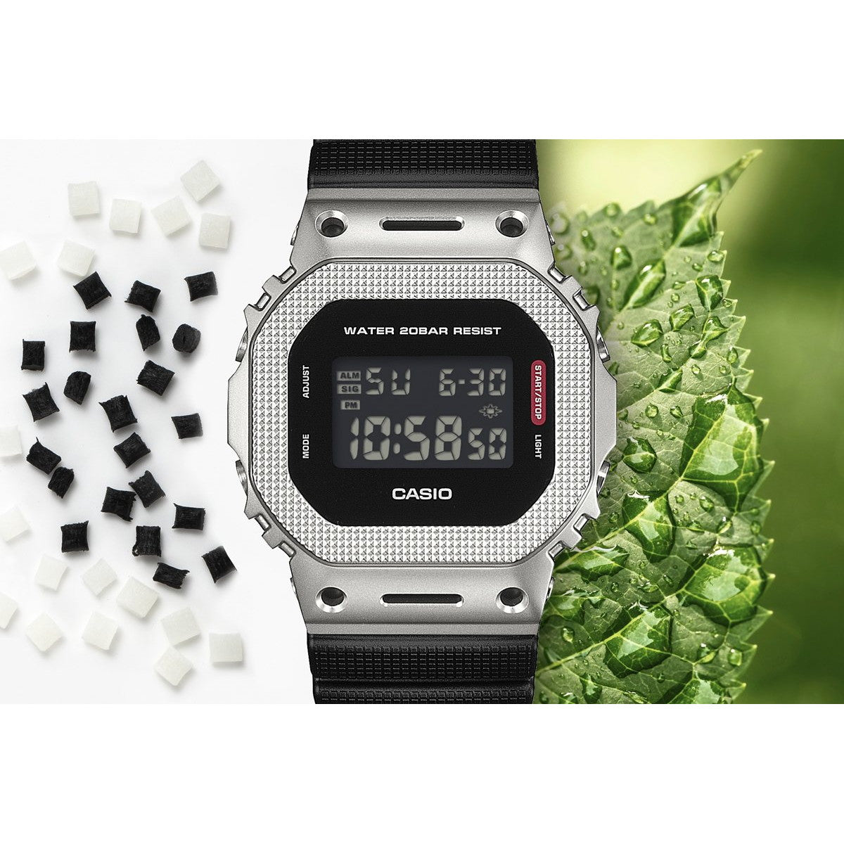 G-SHOCK デジタル カシオ Gショック CASIO 腕時計 メンズ GM-5600M-1JF メタルベゼル