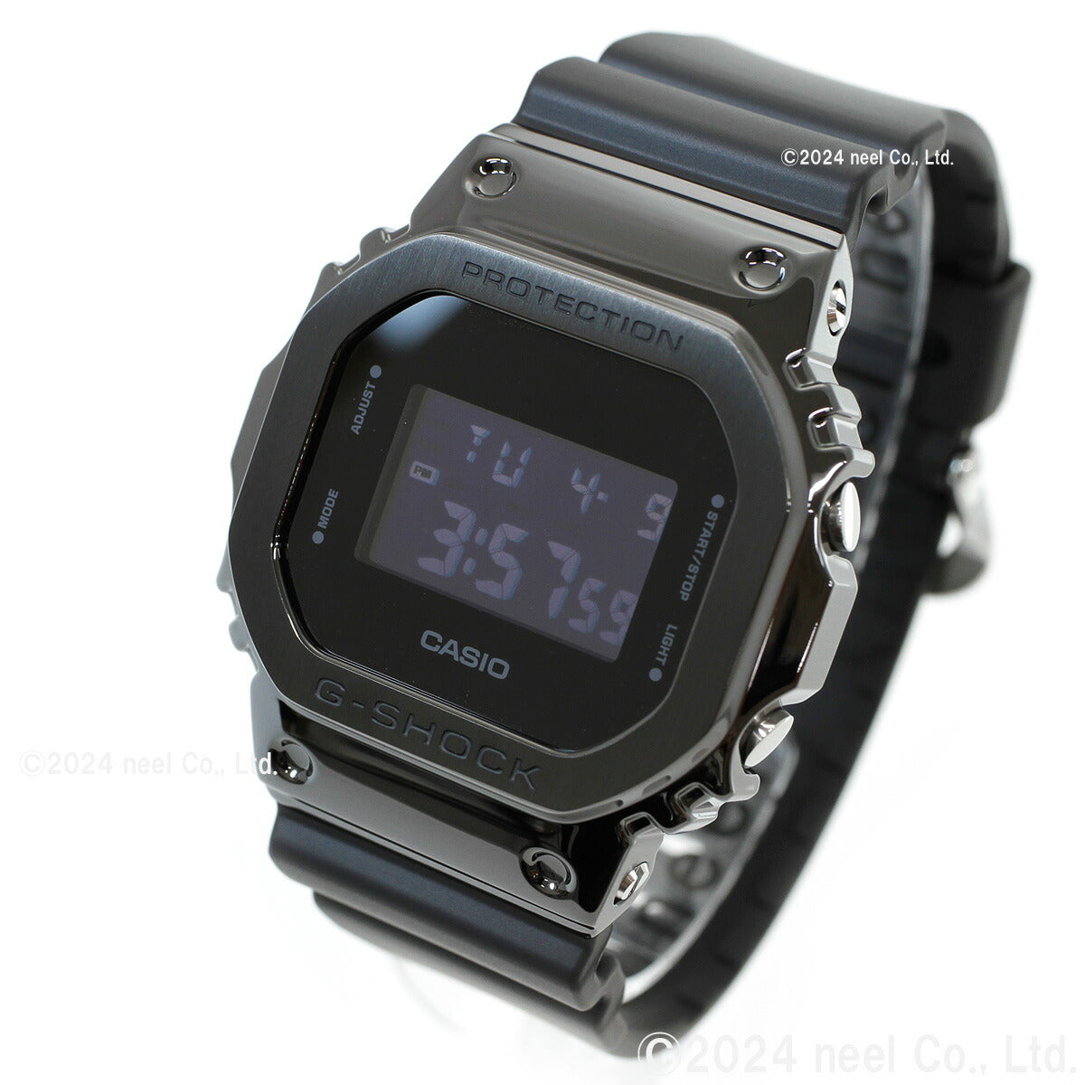G-SHOCK デジタル カシオ Gショック CASIO 腕時計 メンズ GM-5600UB-1JF オールブラック メタルカバー LEDバックライト
