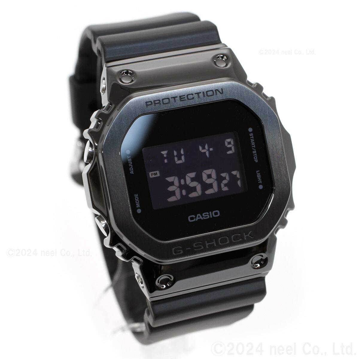 G-SHOCK デジタル カシオ Gショック CASIO 腕時計 メンズ GM-5600UB-1JF オールブラック メタルカバー LEDバックライト