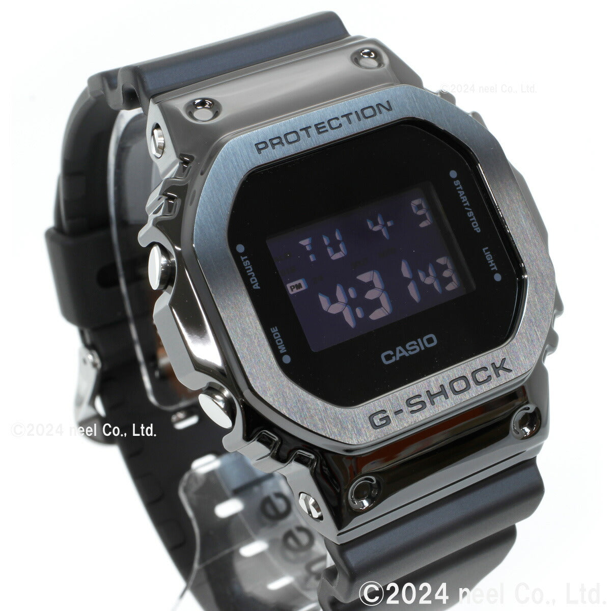 G-SHOCK デジタル カシオ Gショック CASIO 腕時計 メンズ GM-5600UB-1JF オールブラック メタルカバー LEDバックライト