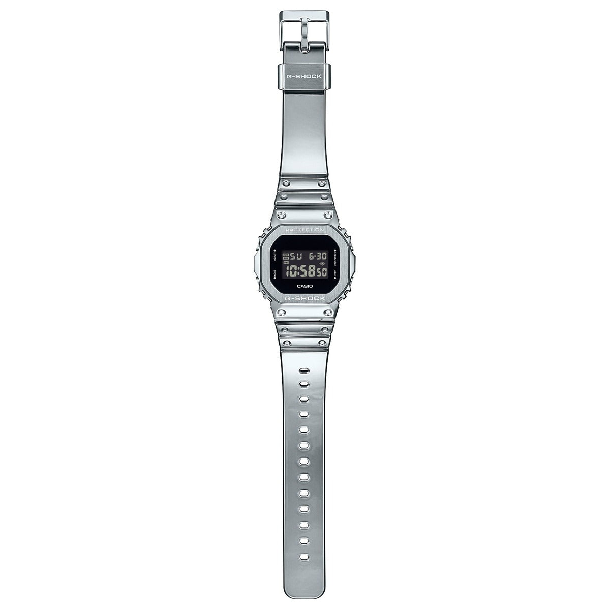 G-SHOCK デジタル カシオ Gショック CASIO 腕時計 メンズ GM-5600YM-8JF FINE METALLIC SERIES シルバー メタルベゼル【2025 新作】