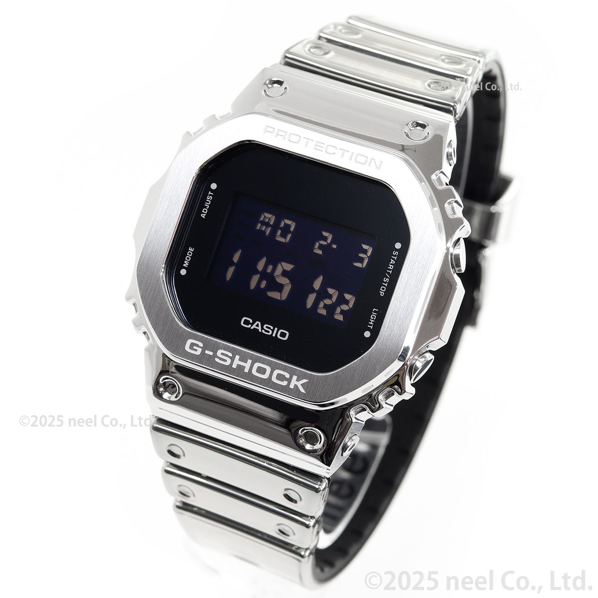 【2025.01.24新発売】G-SHOCK GM-5600YM-8JF G-SHOCK メタルカバード ファインメタリックシリーズ シルバー